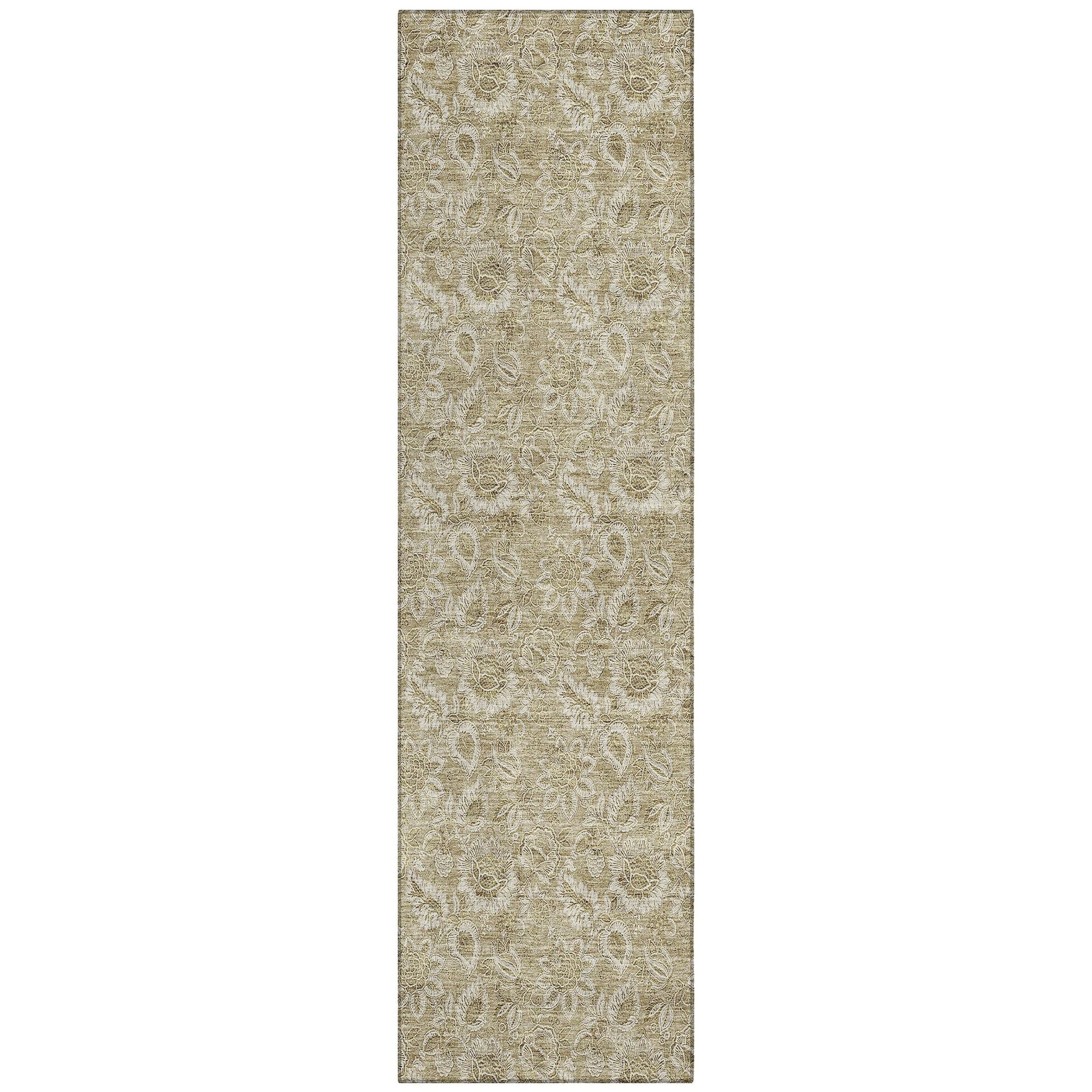 Machine Made ACN662 Beige Brown Rugs #color_beige brown