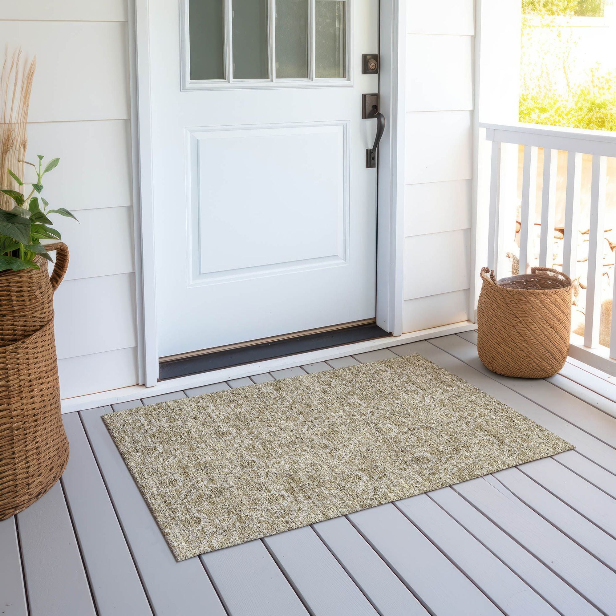 Machine Made ACN662 Beige Brown Rugs #color_beige brown