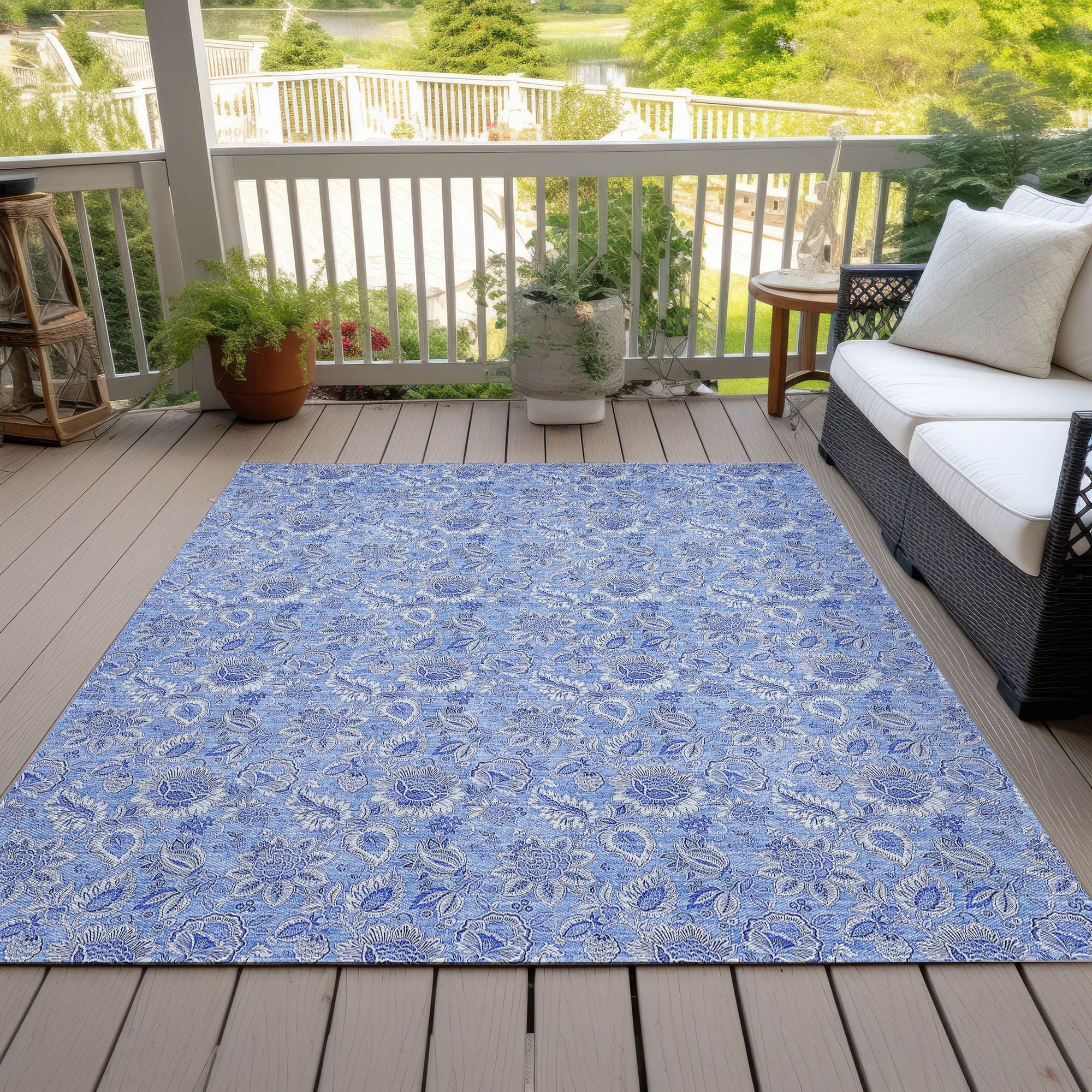 Machine Made ACN662 Blue  Rugs #color_blue 