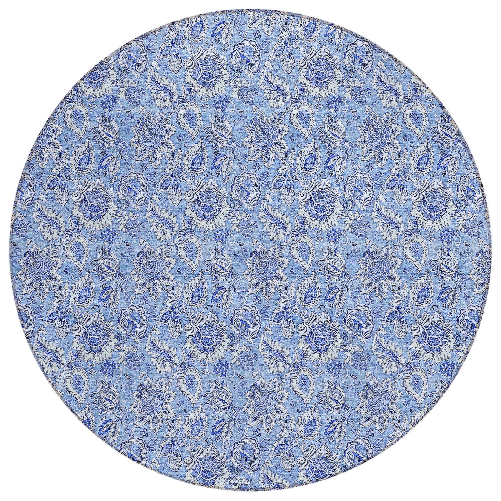 Machine Made ACN662 Blue  Rugs #color_blue 