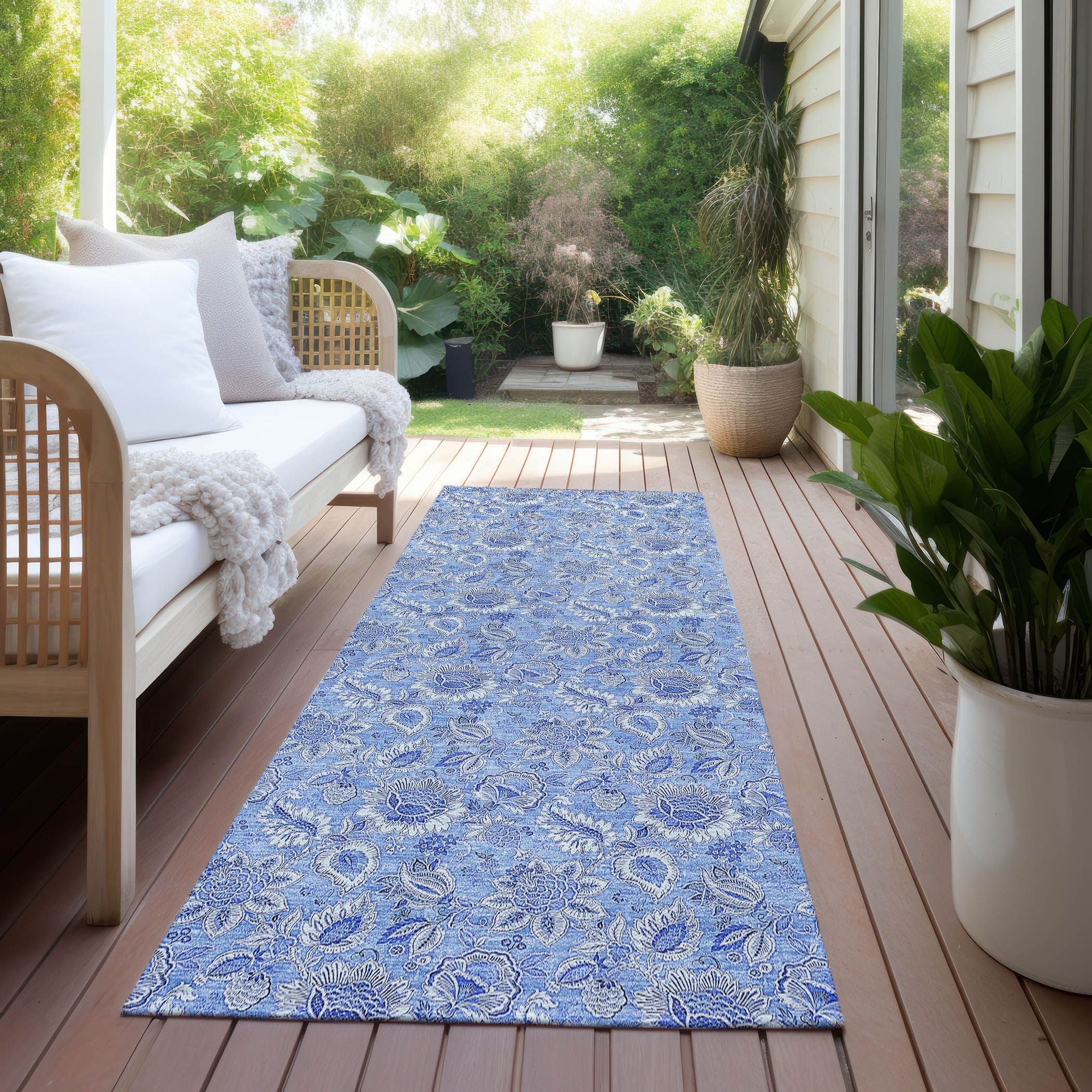 Machine Made ACN662 Blue  Rugs #color_blue 