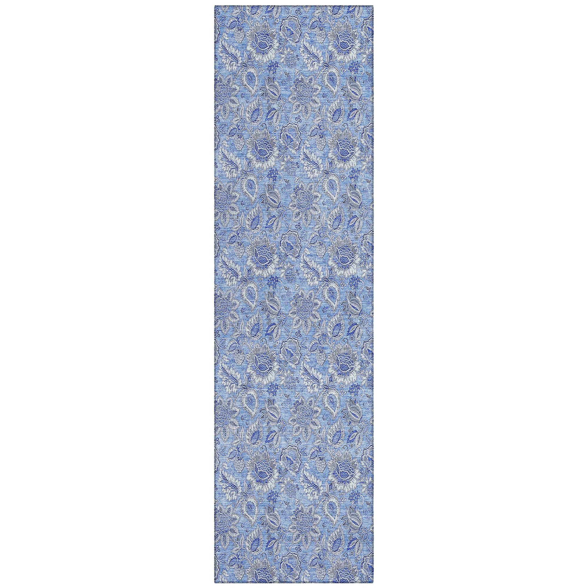 Machine Made ACN662 Blue  Rugs #color_blue 