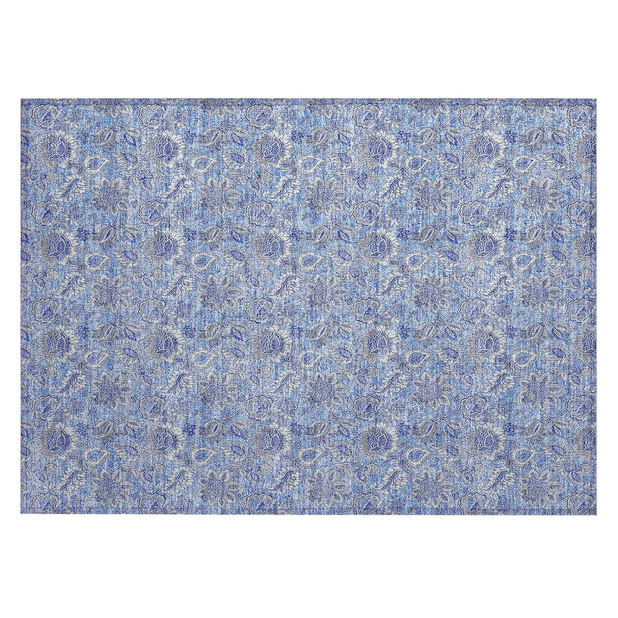 Machine Made ACN662 Blue  Rugs #color_blue 