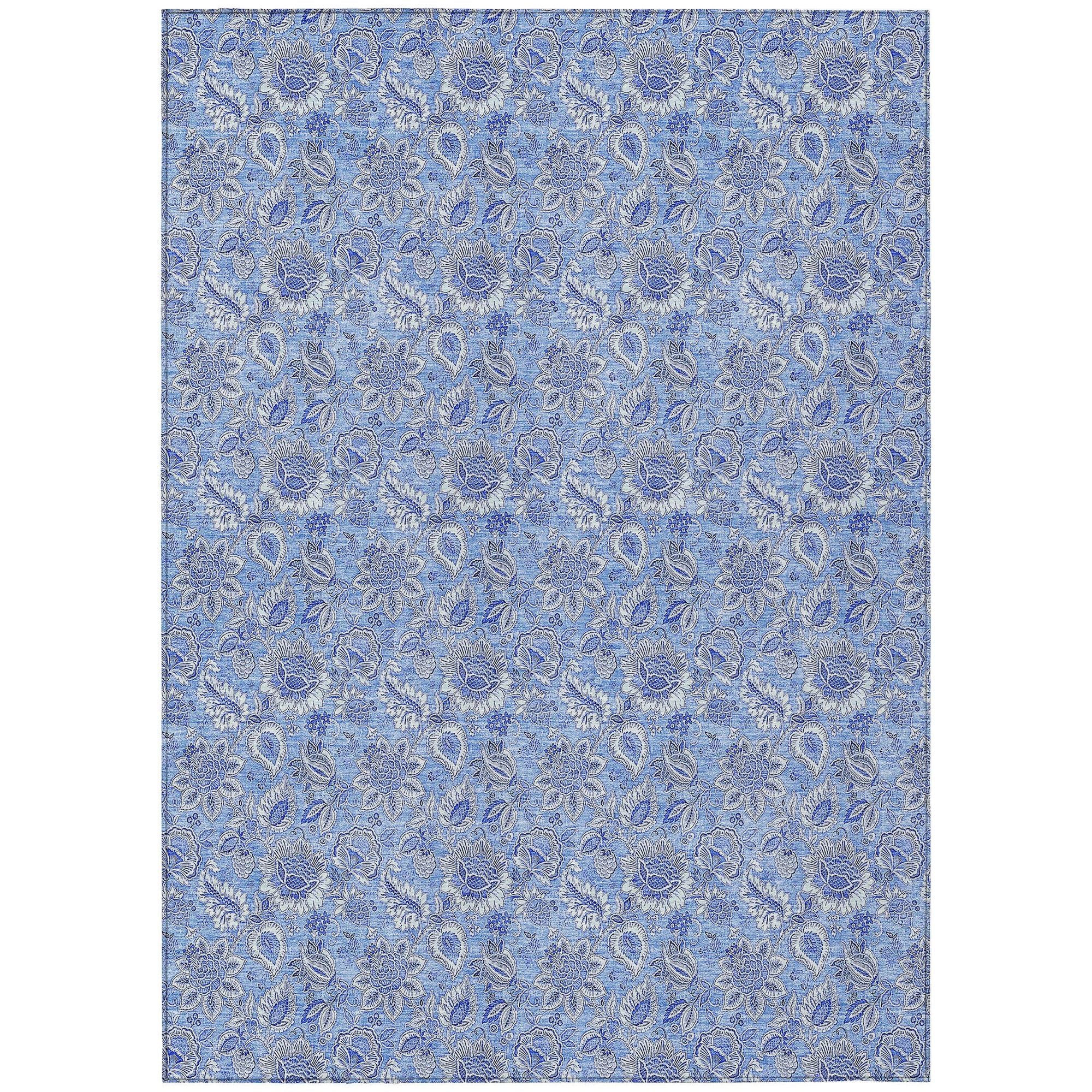 Machine Made ACN662 Blue  Rugs #color_blue 