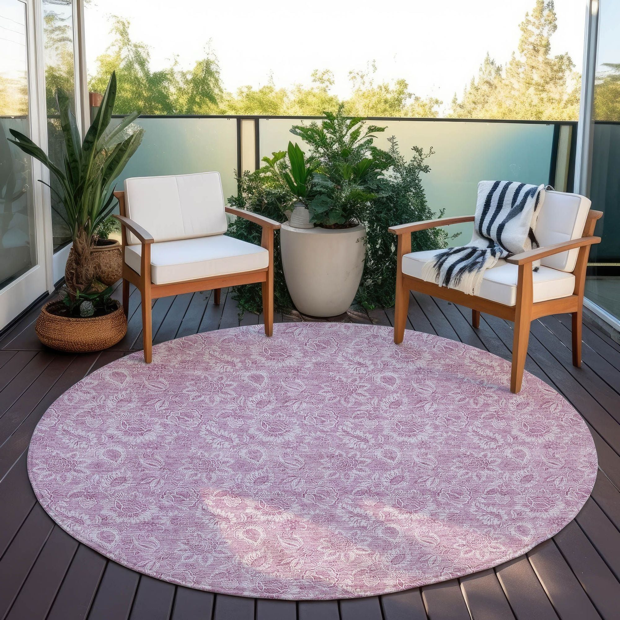 Machine Made ACN662 Blush Pink Rugs #color_blush pink