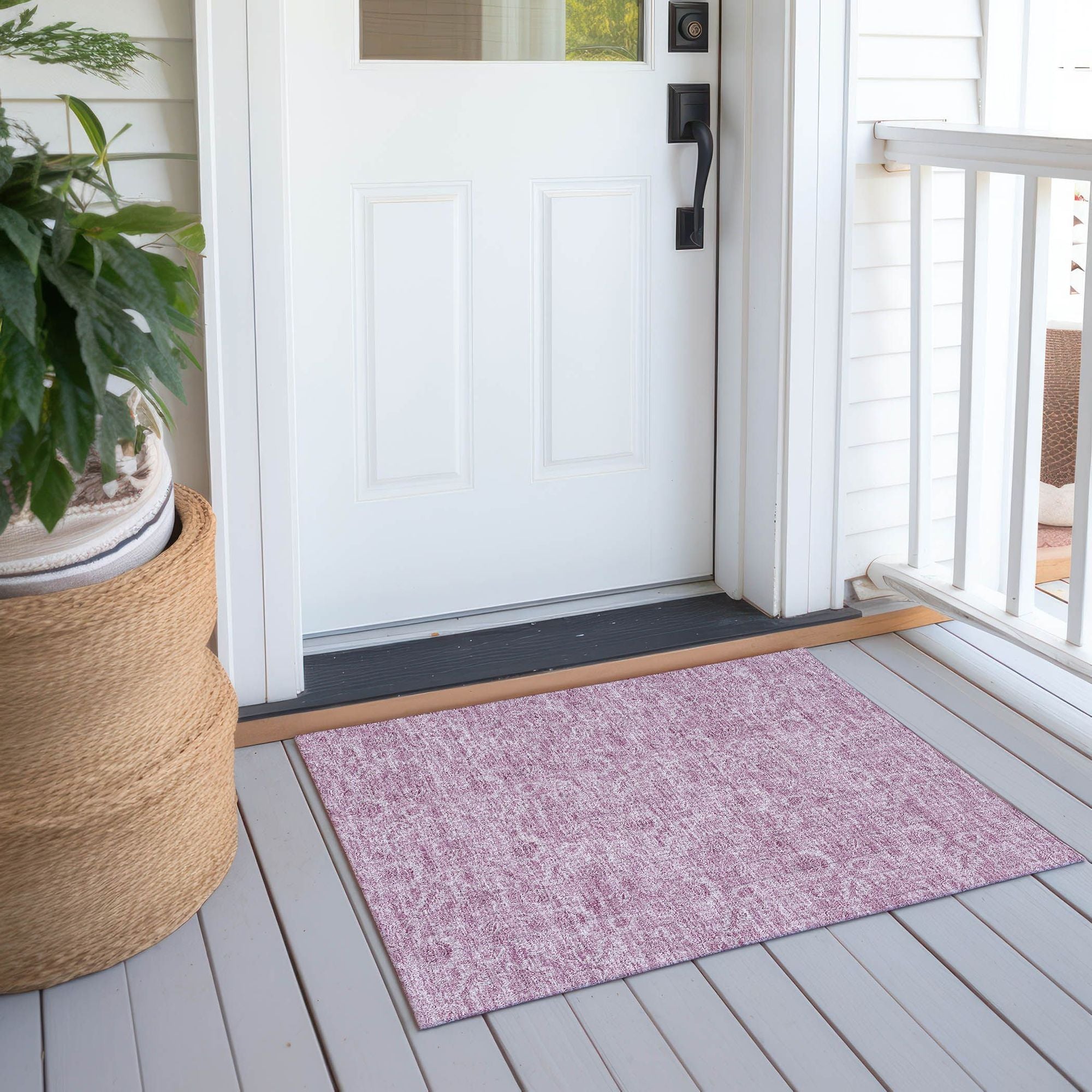 Machine Made ACN662 Blush Pink Rugs #color_blush pink