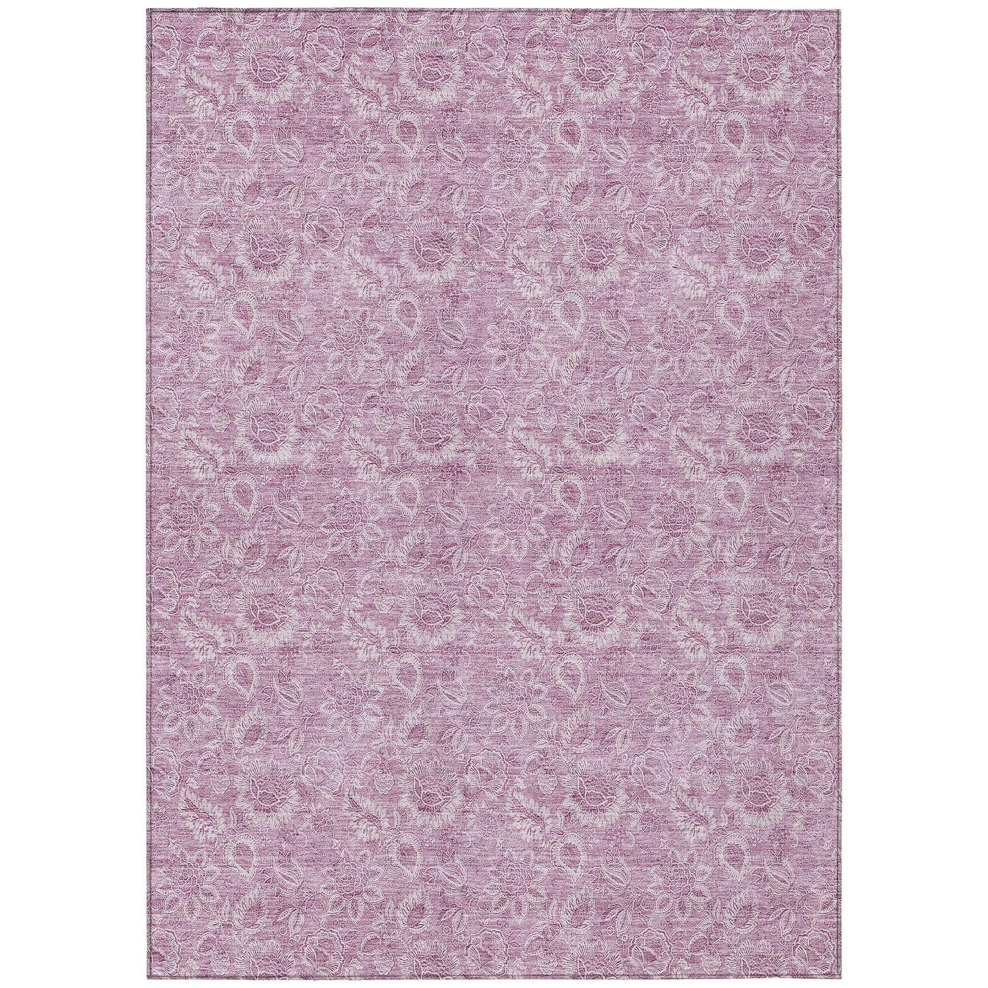 Machine Made ACN662 Blush Pink Rugs #color_blush pink