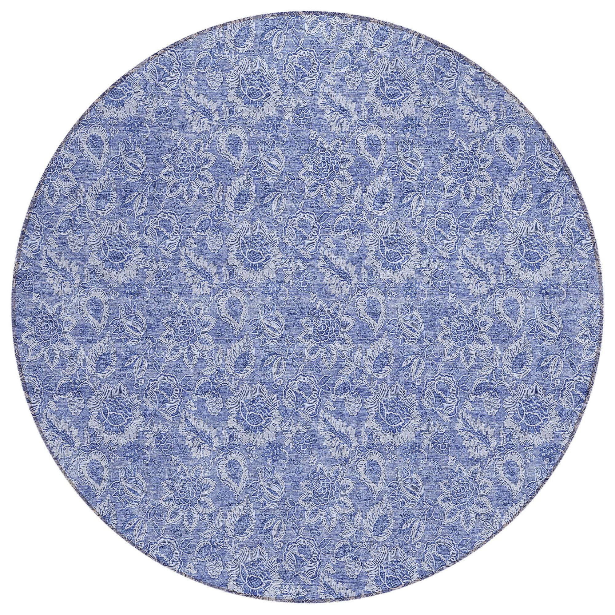 Machine Made ACN662 Denim Blue Rugs #color_denim blue