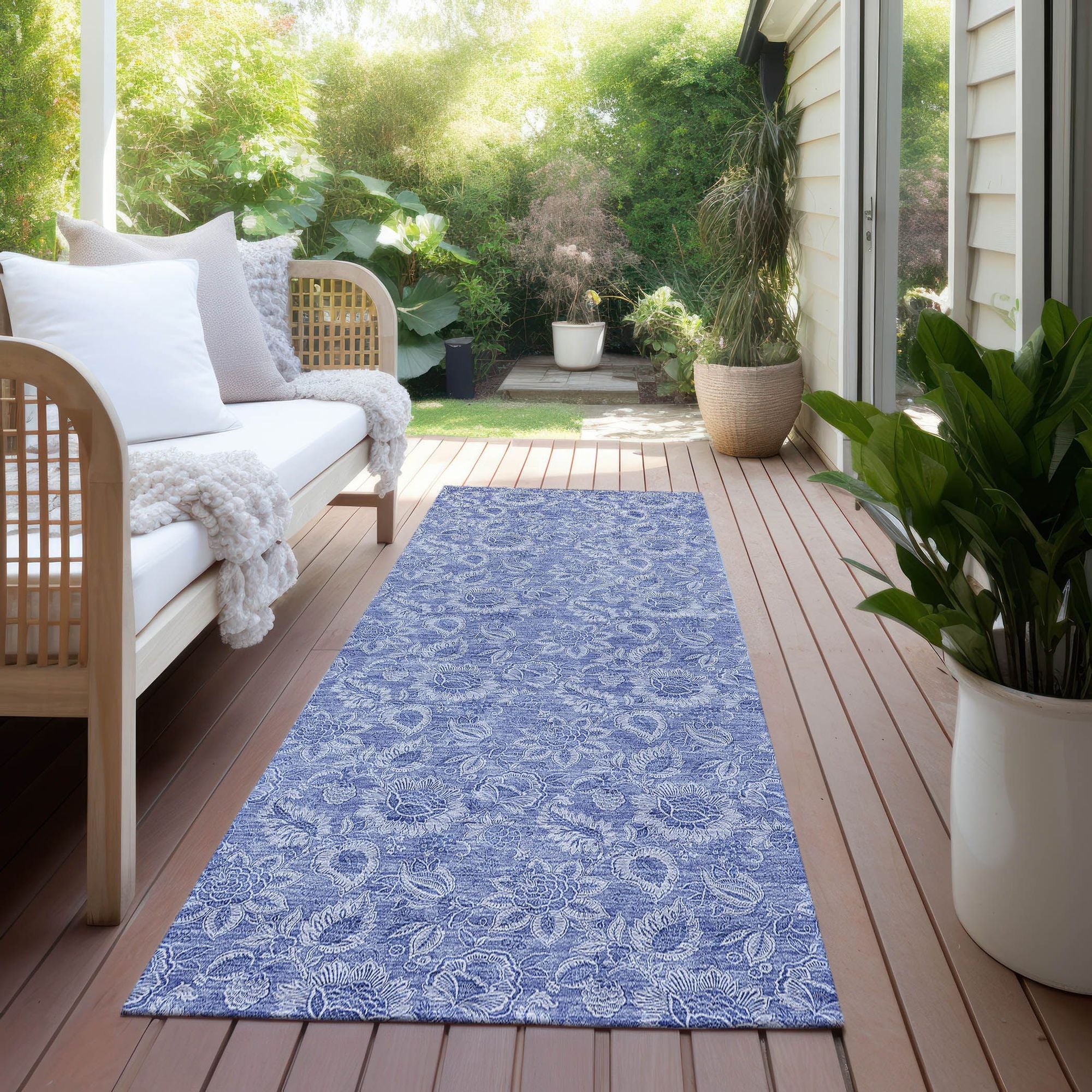 Machine Made ACN662 Denim Blue Rugs #color_denim blue