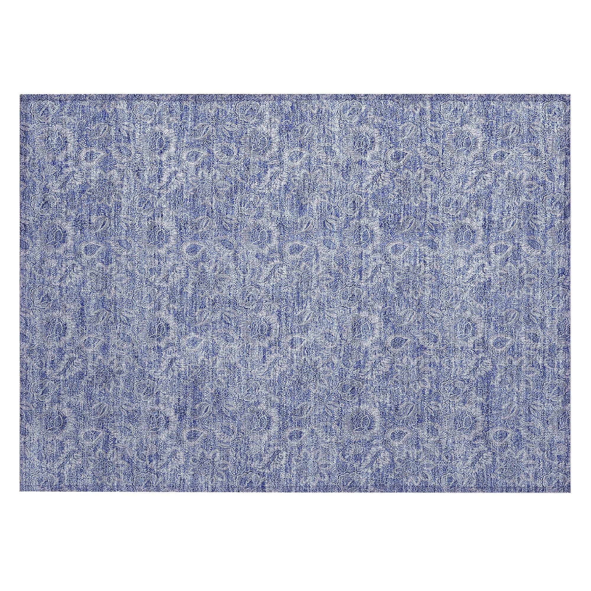 Machine Made ACN662 Denim Blue Rugs #color_denim blue