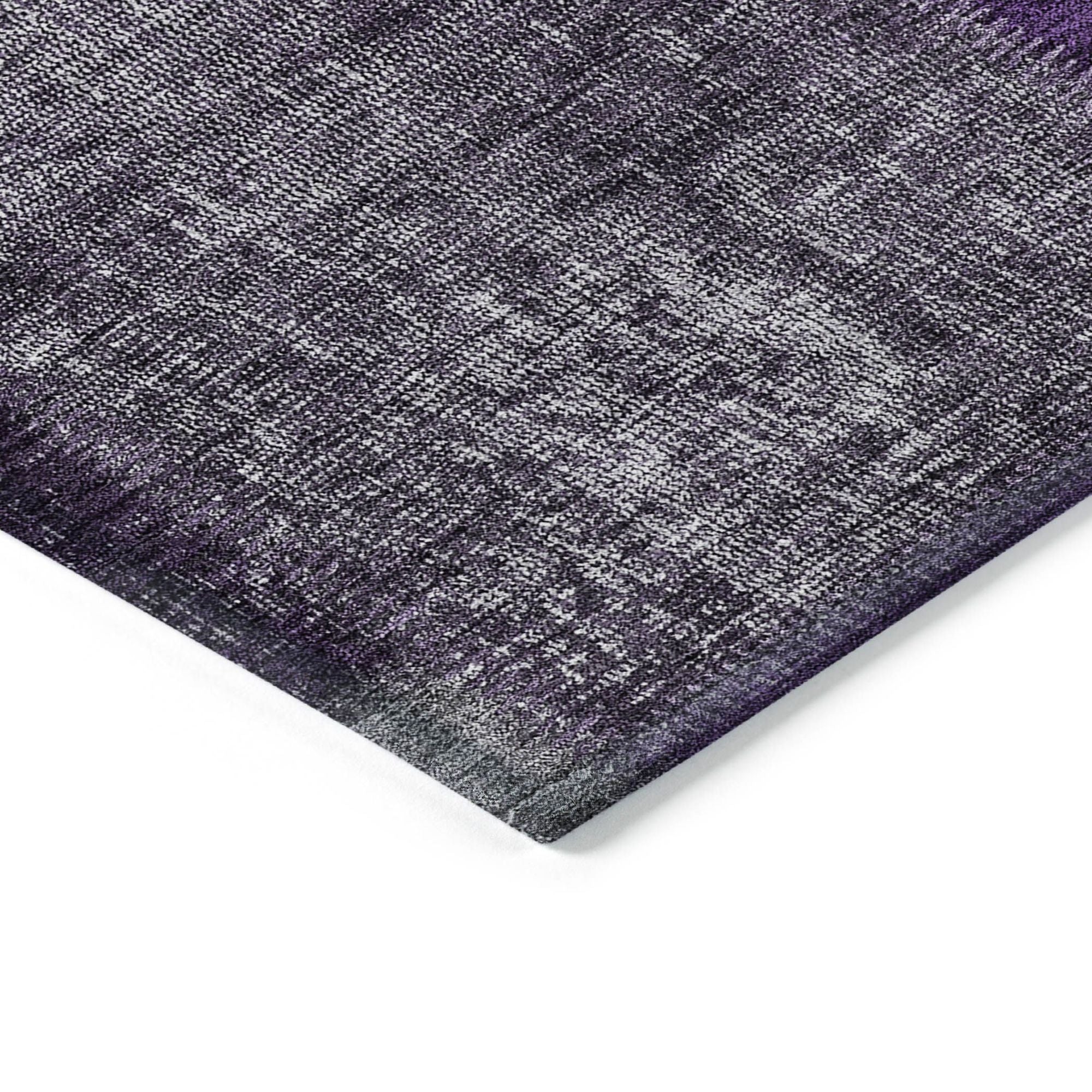 Machine Made ACN663 Eggplant Purple Rugs #color_eggplant purple