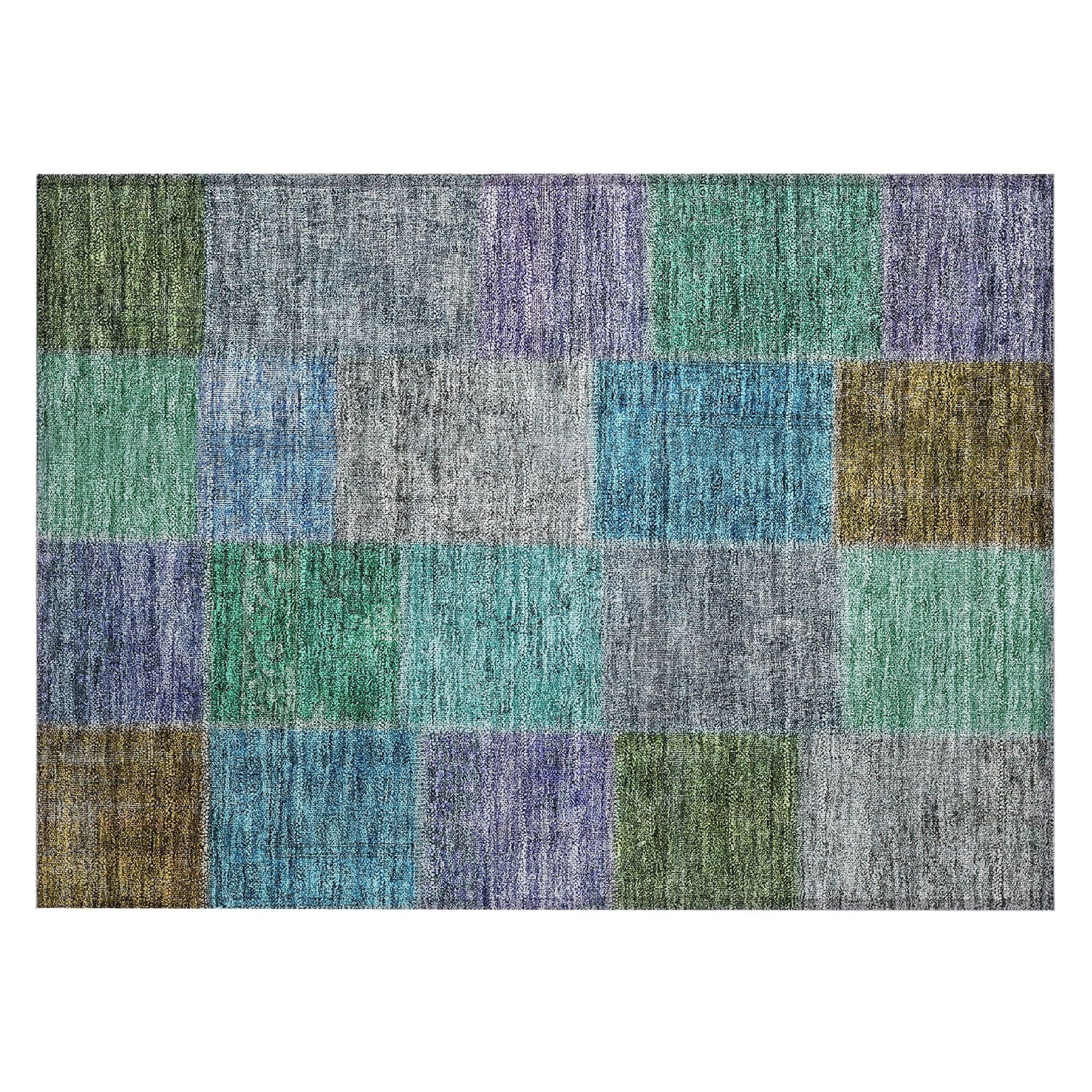 Machine Made ACN663 Green  Rugs #color_green 