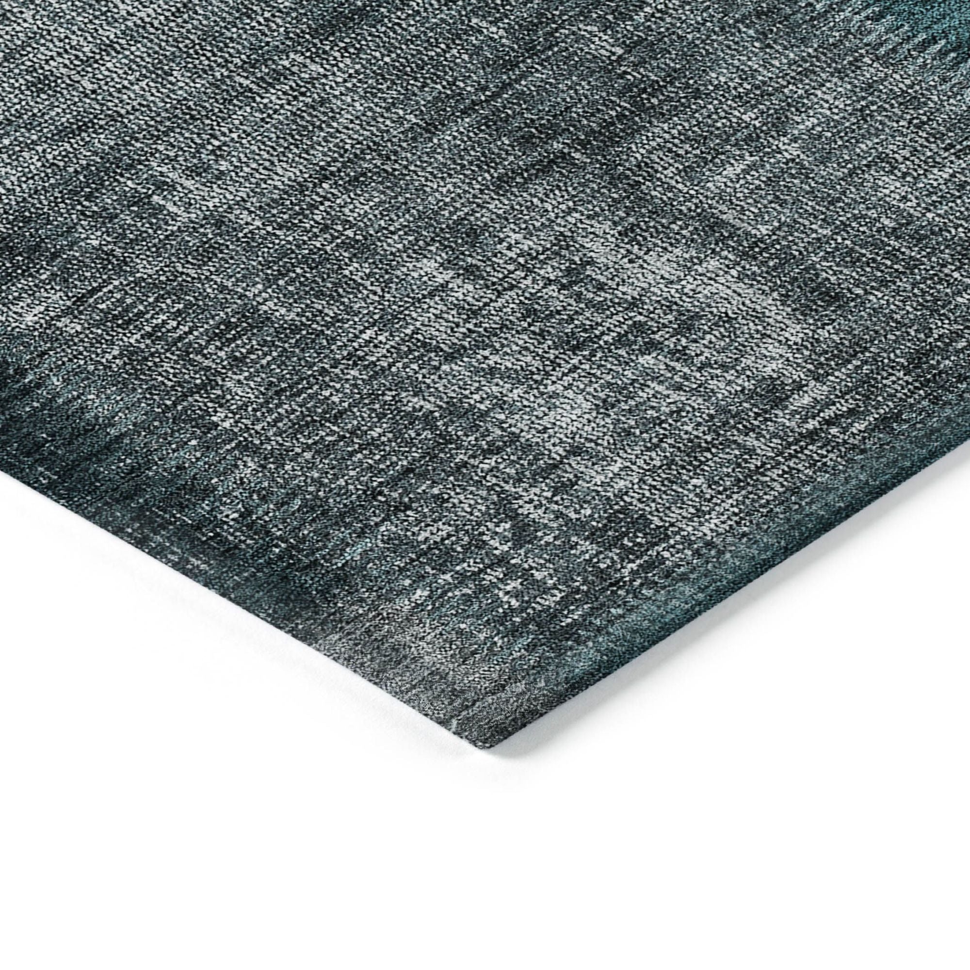 Machine Made ACN663 Teal  Rugs #color_teal 