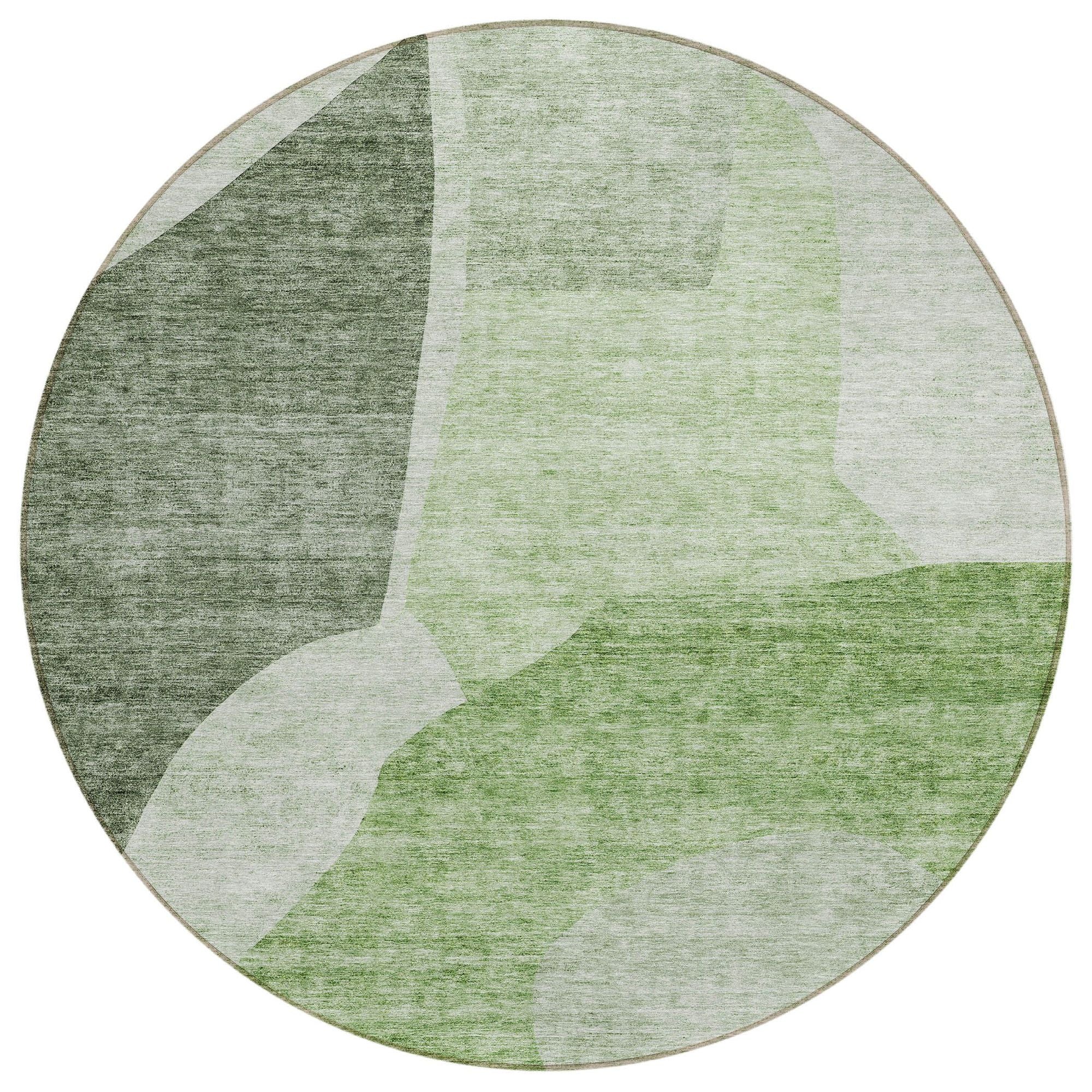 Machine Made ACN665 Aloe Green Rugs #color_aloe green