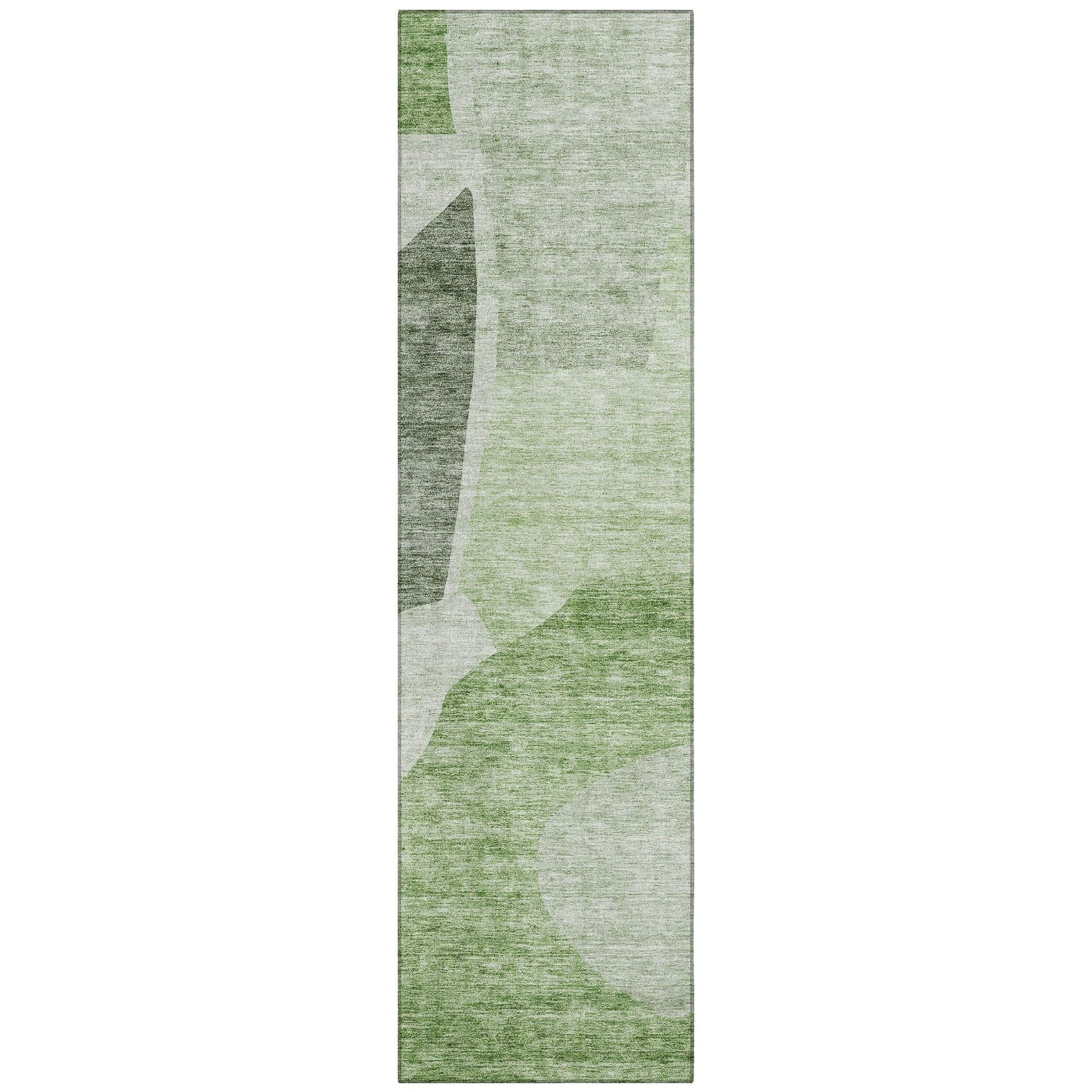 Machine Made ACN665 Aloe Green Rugs #color_aloe green