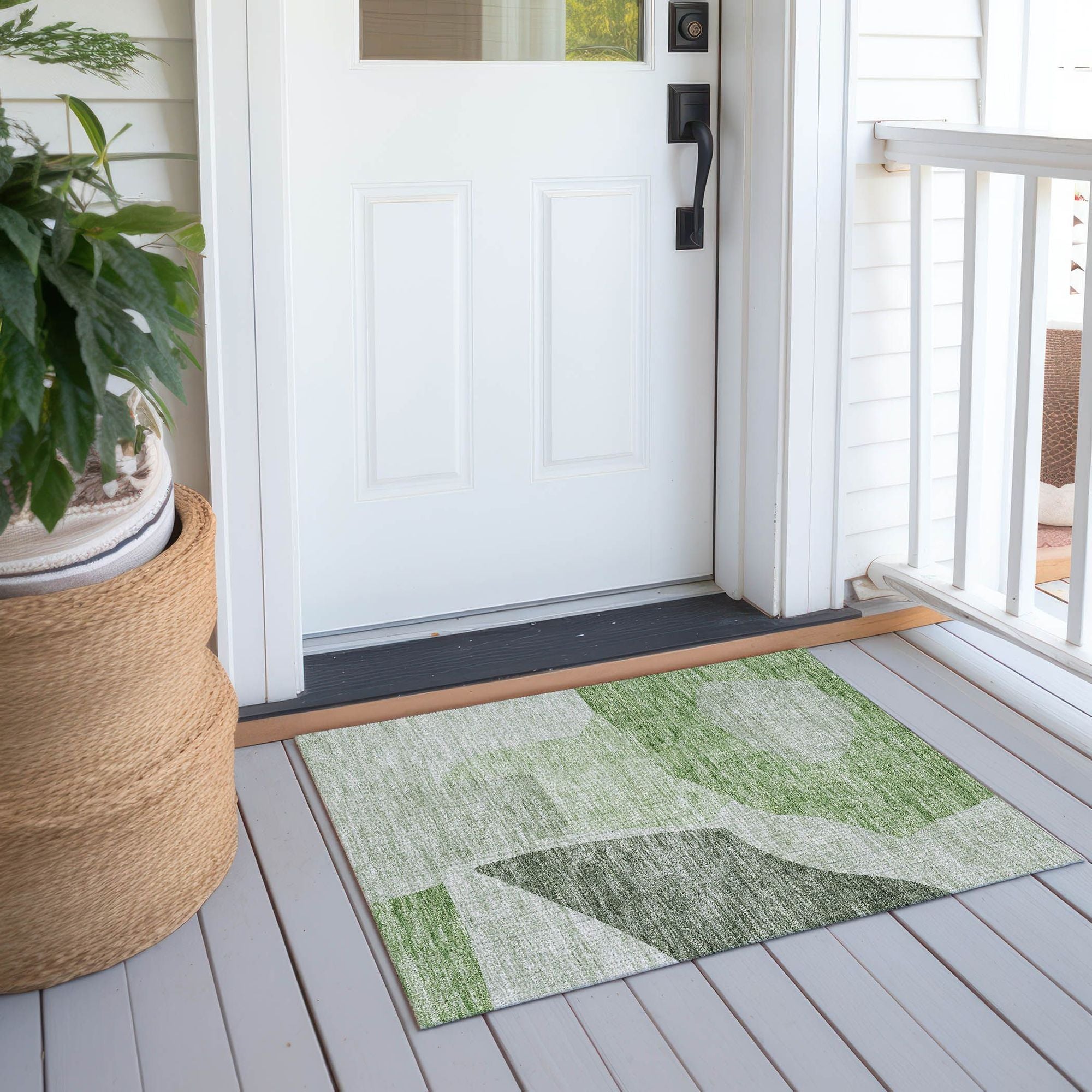 Machine Made ACN665 Aloe Green Rugs #color_aloe green