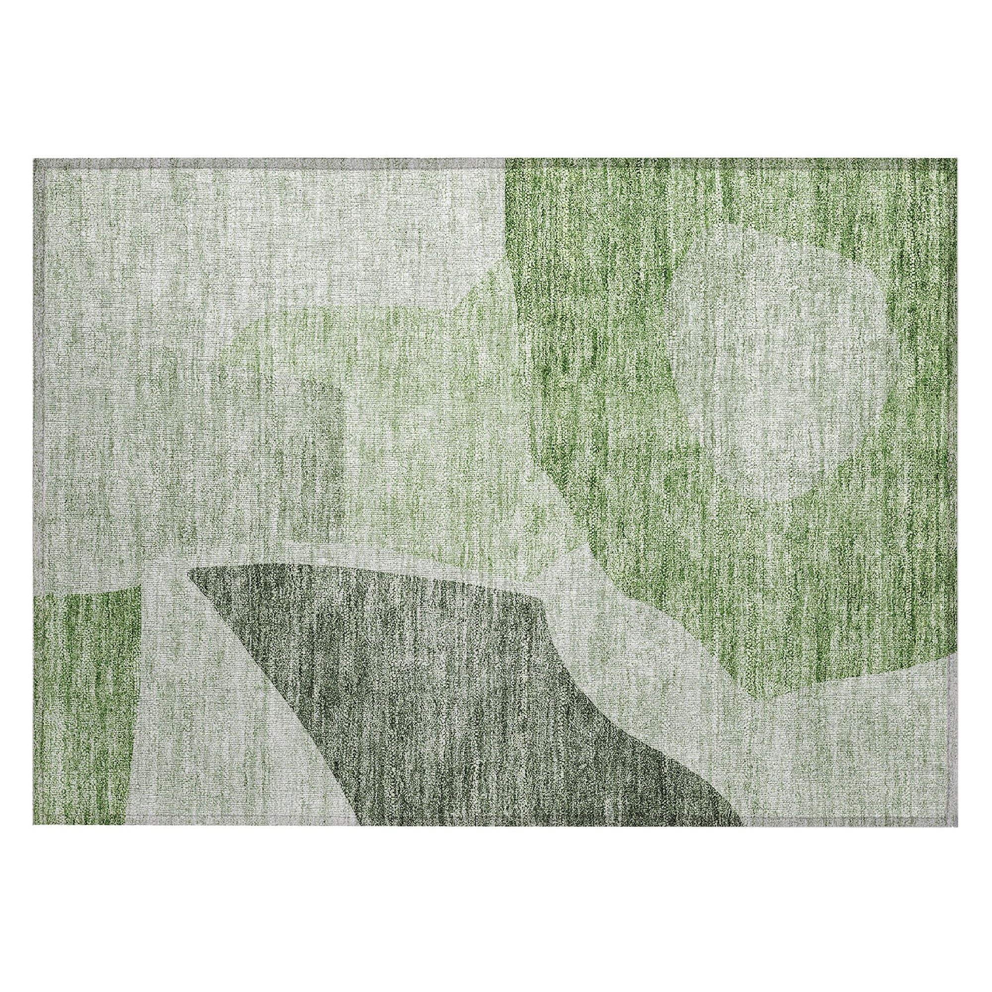 Machine Made ACN665 Aloe Green Rugs #color_aloe green