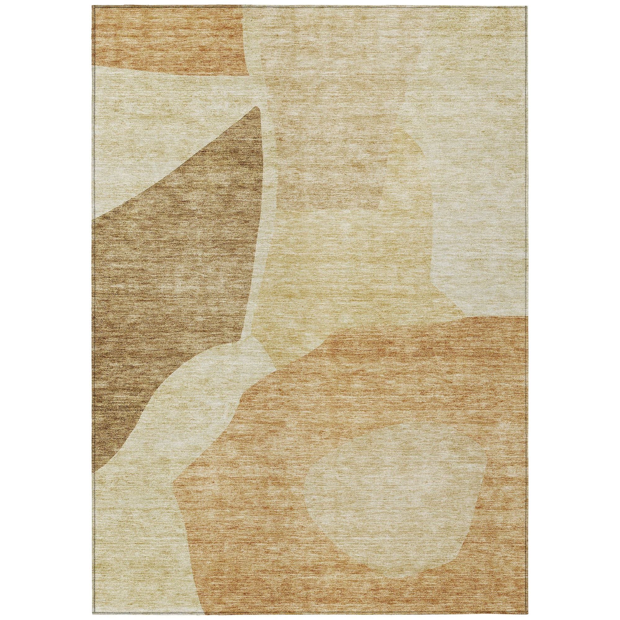 Machine Made ACN665 Beige Brown Rugs #color_beige brown