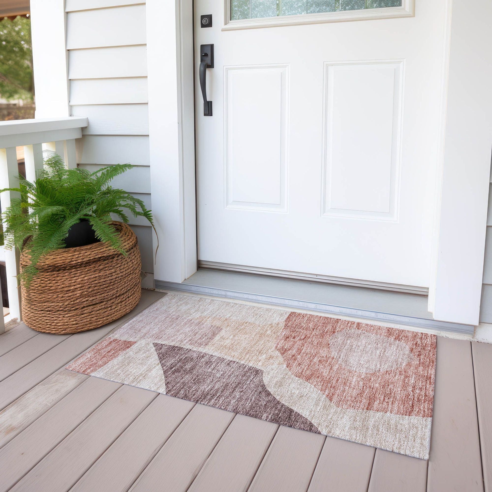 Machine Made ACN665 Blush Pink Rugs #color_blush pink