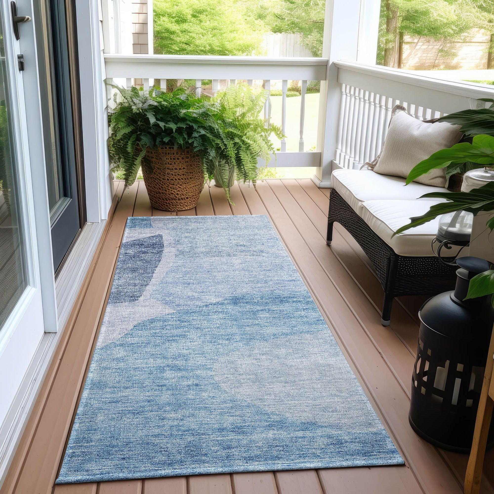 Machine Made ACN665 Denim Blue Rugs #color_denim blue