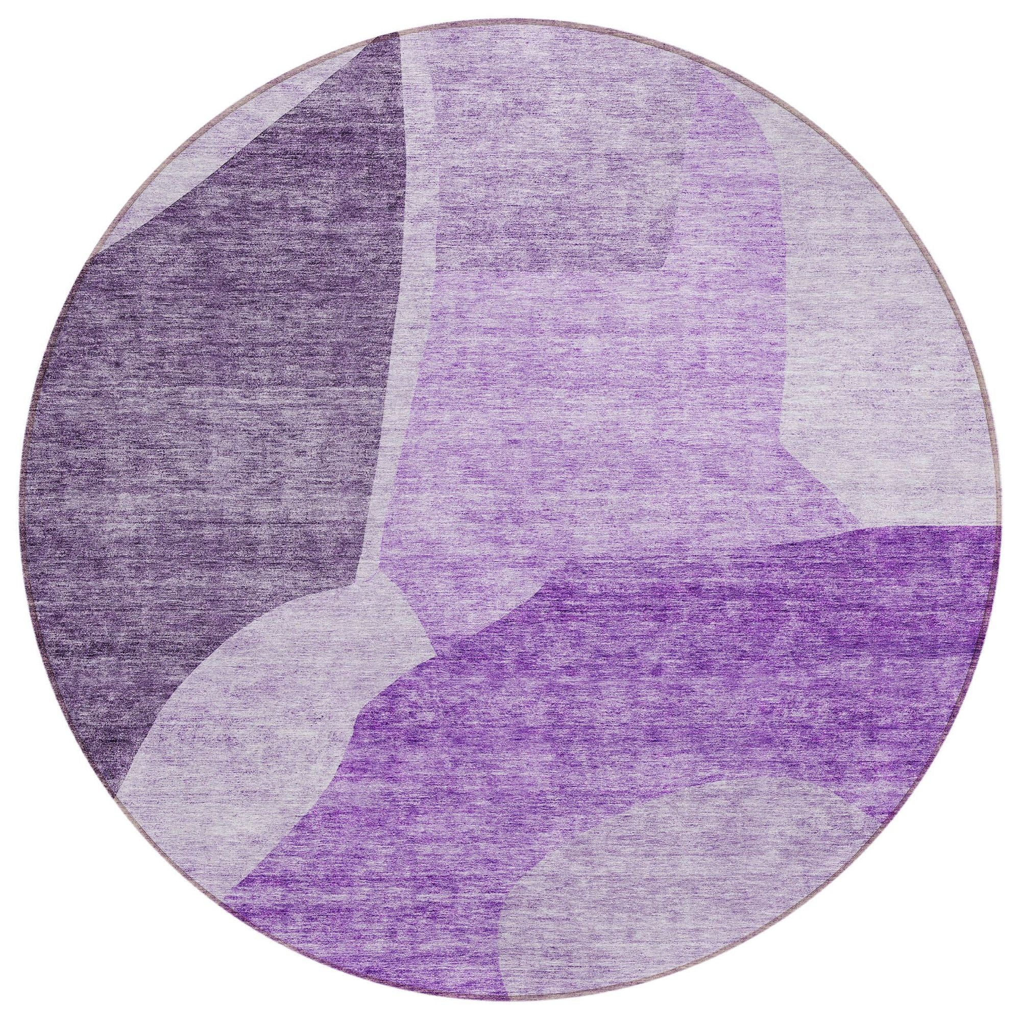 Machine Made ACN665 Eggplant Purple Rugs #color_eggplant purple