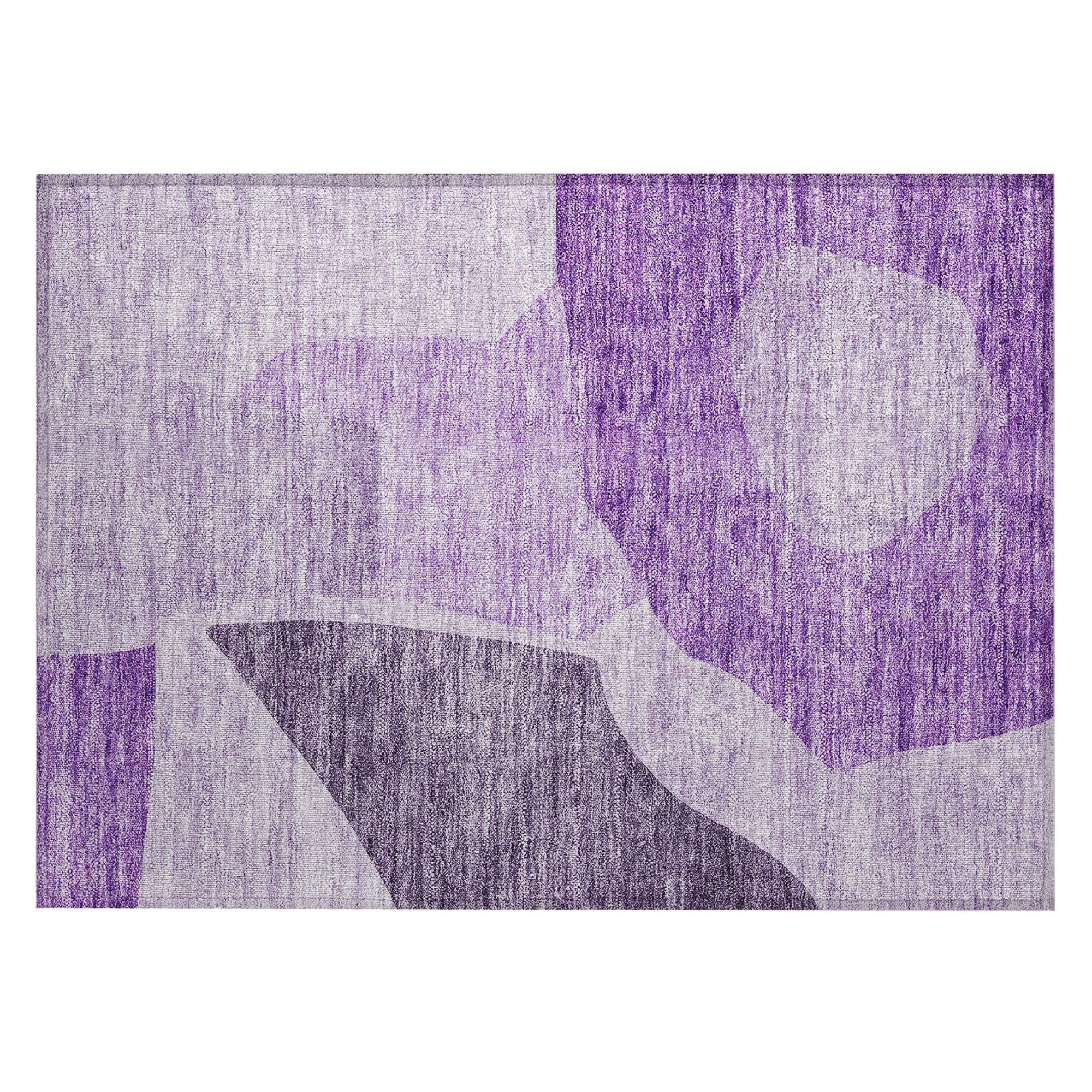 Machine Made ACN665 Eggplant Purple Rugs #color_eggplant purple