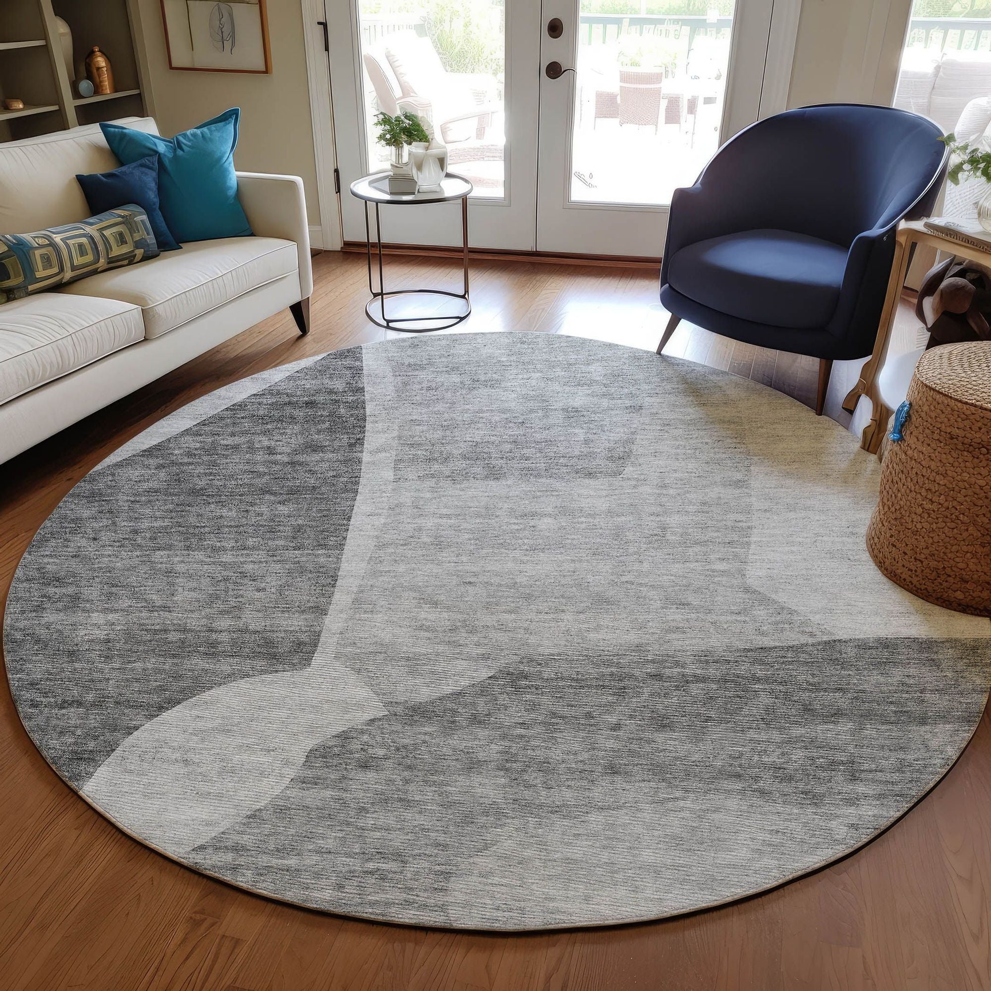 Machine Made ACN665 Silver Gray Rugs #color_silver gray