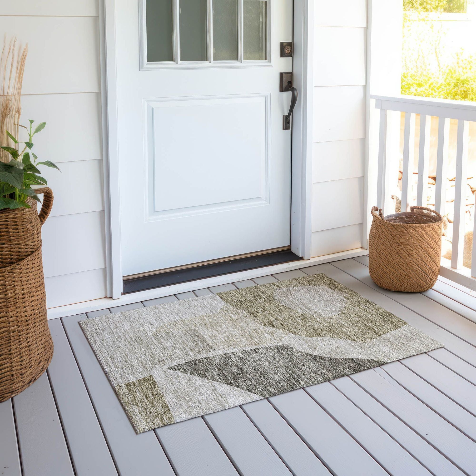 Machine Made ACN665 Taupe Brown Rugs #color_taupe brown