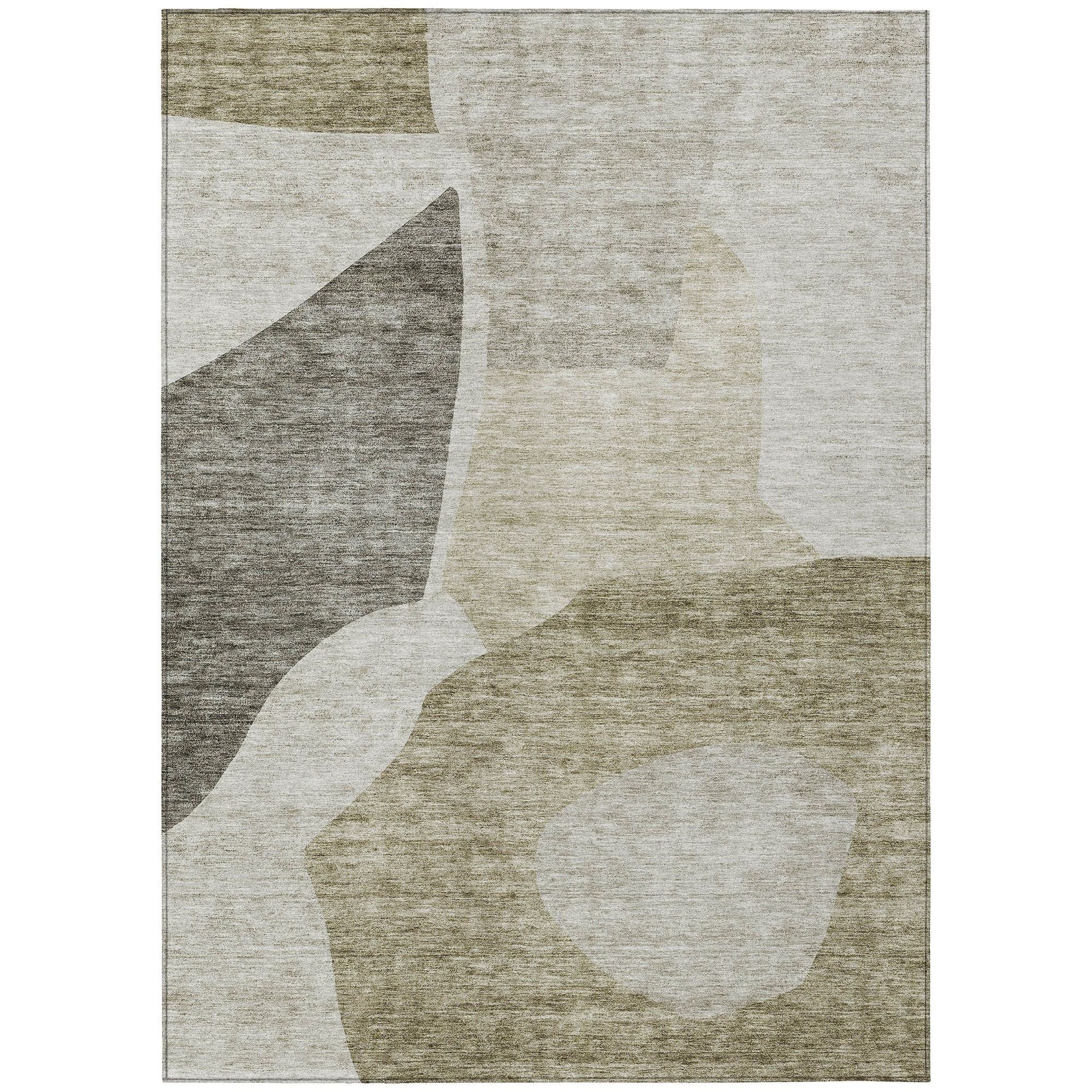 Machine Made ACN665 Taupe Brown Rugs #color_taupe brown