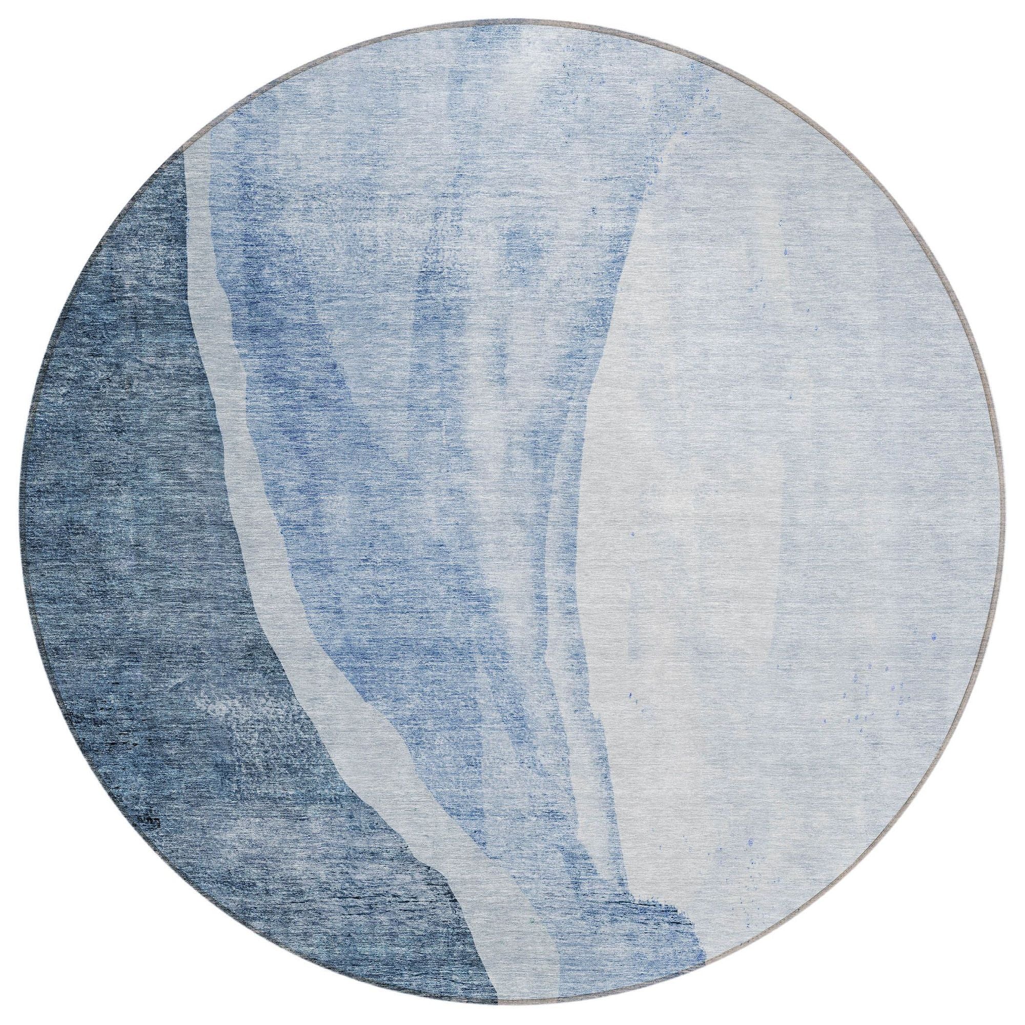 Machine Made ACN667 Blue  Rugs #color_blue 