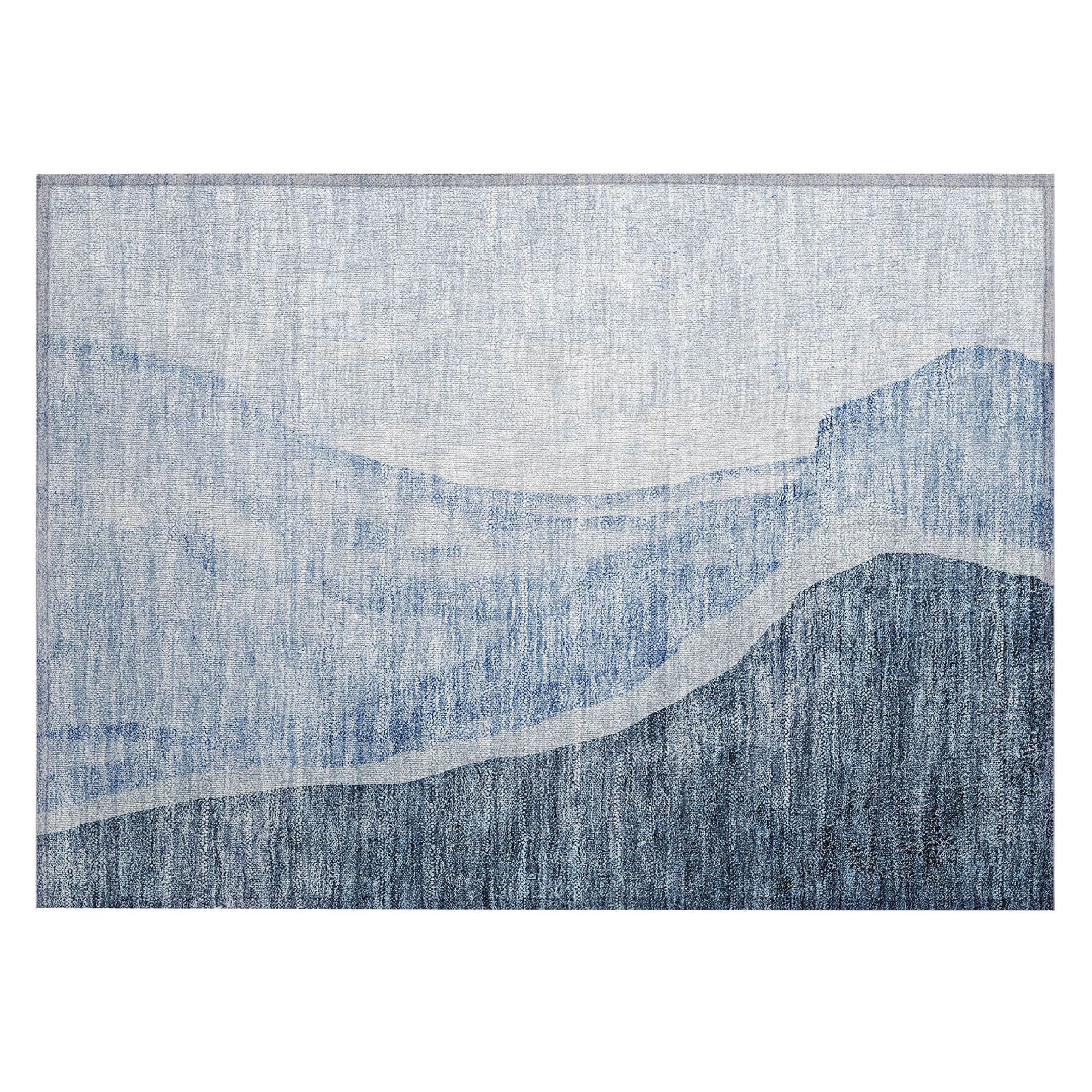 Machine Made ACN667 Blue  Rugs #color_blue 