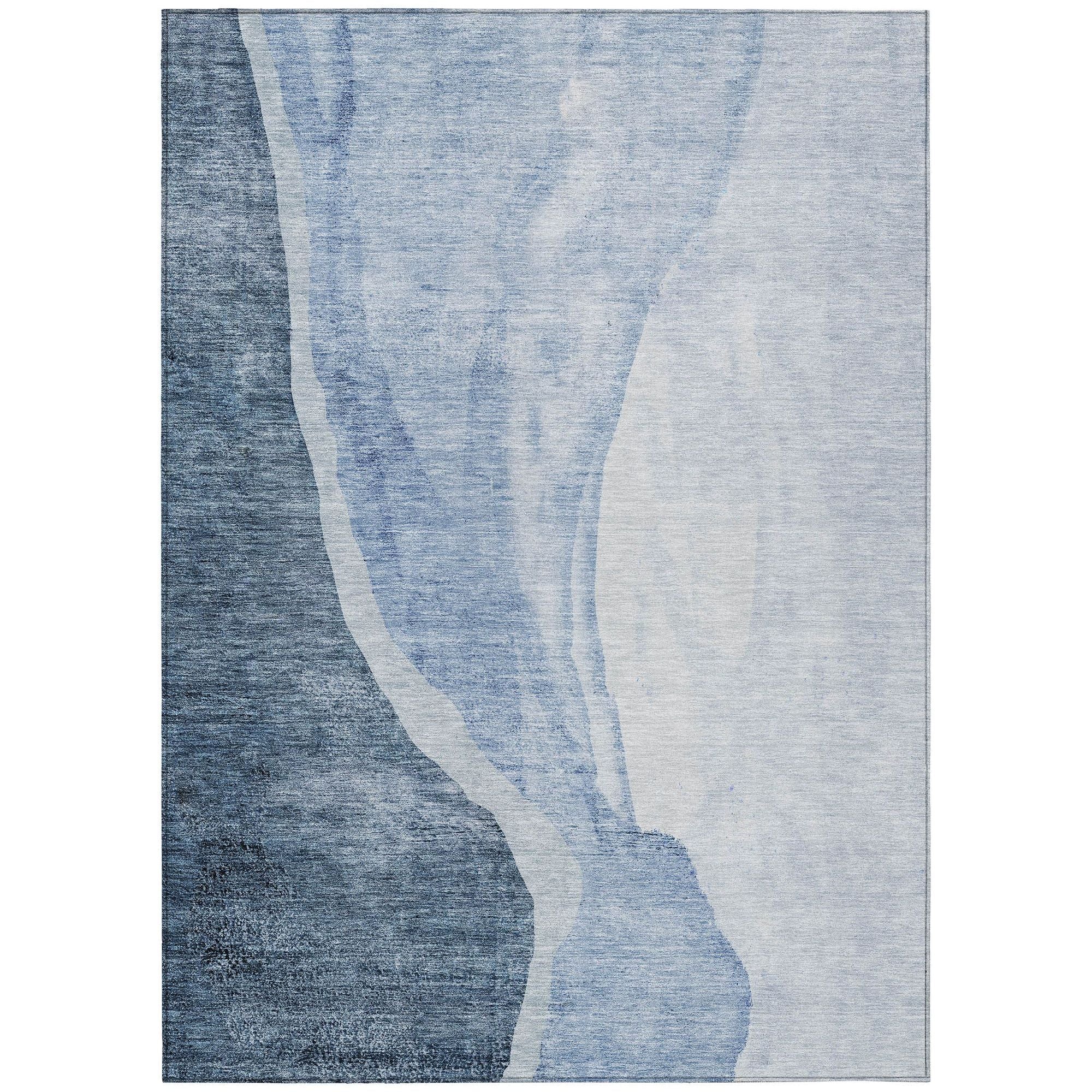 Machine Made ACN667 Blue  Rugs #color_blue 