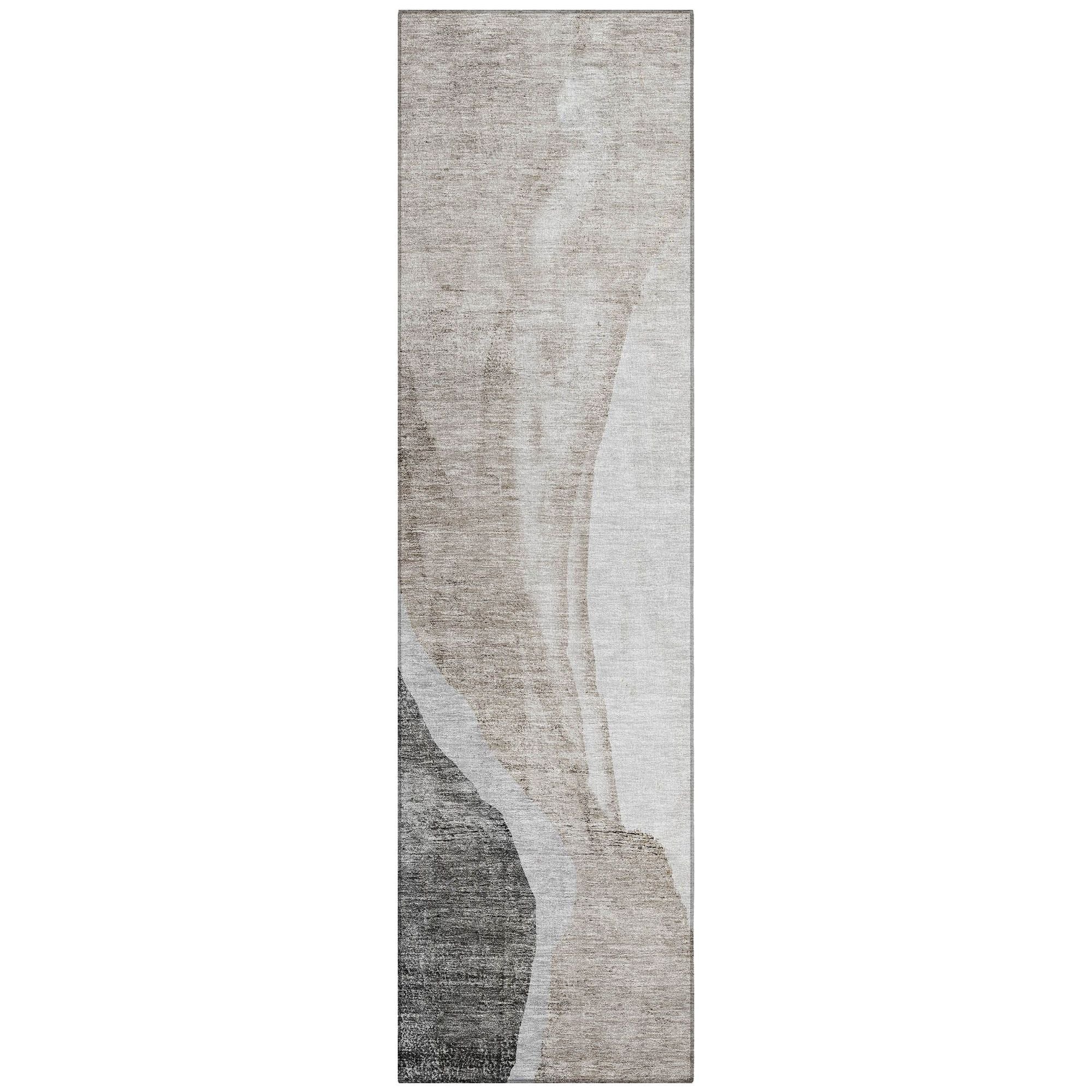 Machine Made ACN667 Charcoal Gray Rugs #color_charcoal gray