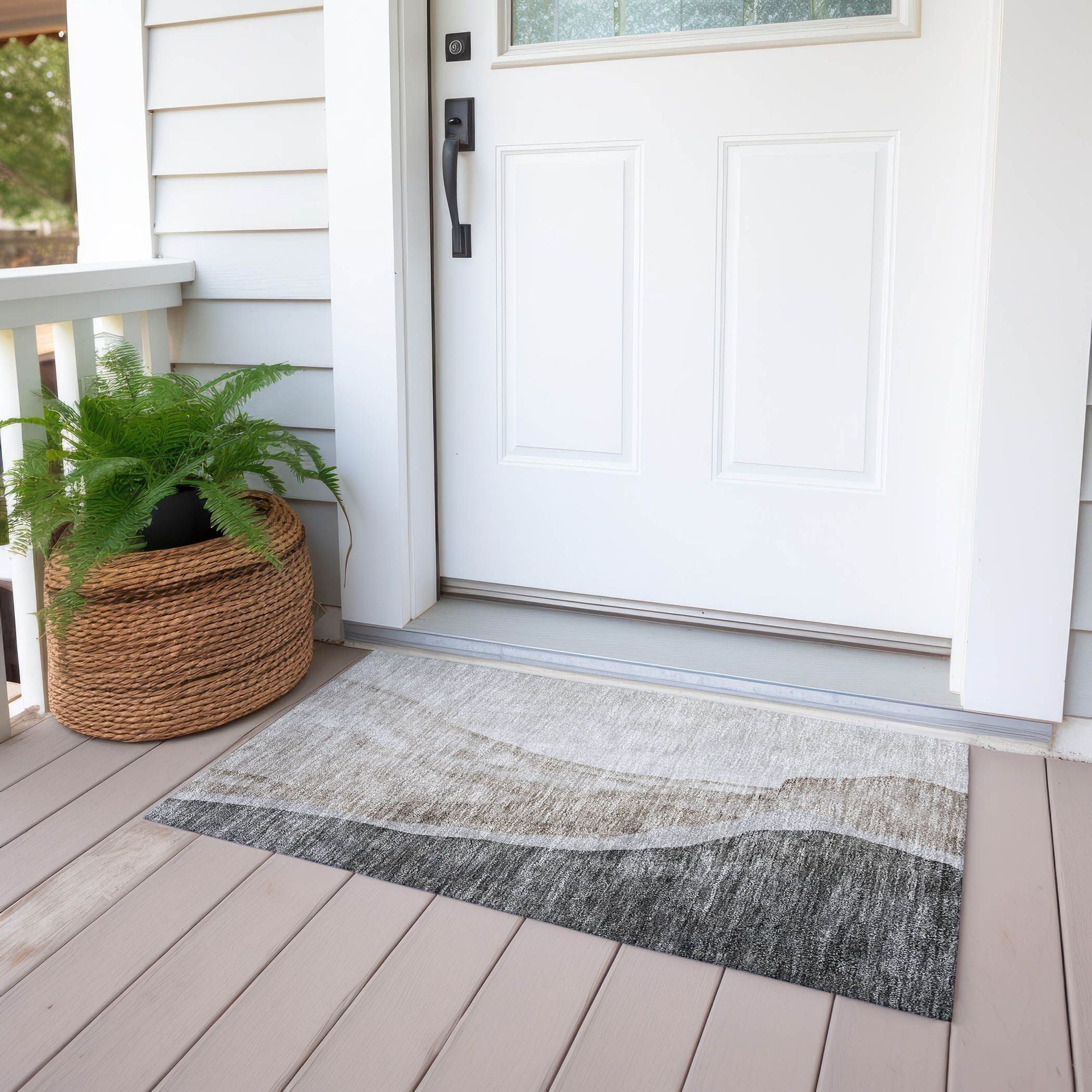 Machine Made ACN667 Charcoal Gray Rugs #color_charcoal gray