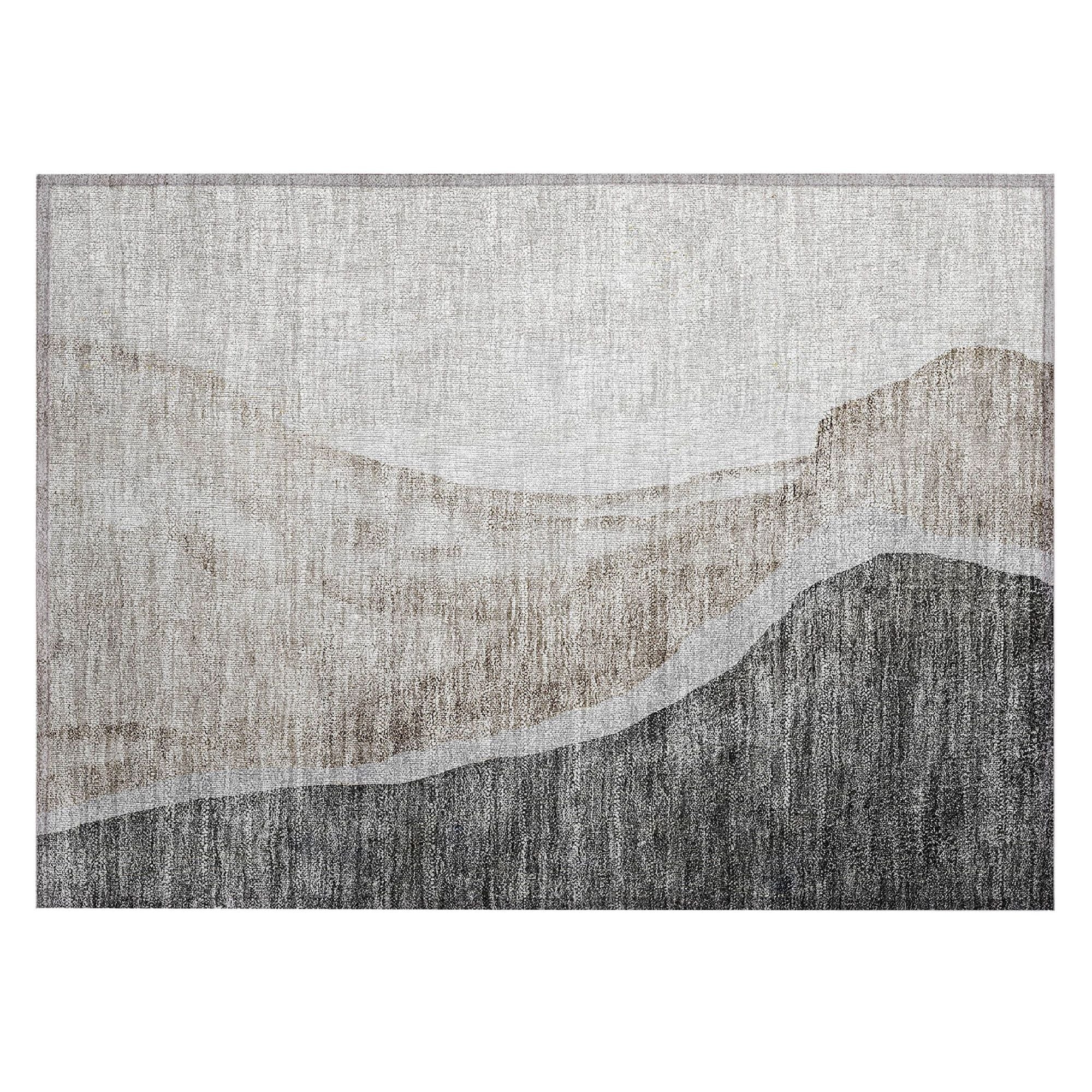 Machine Made ACN667 Charcoal Gray Rugs #color_charcoal gray