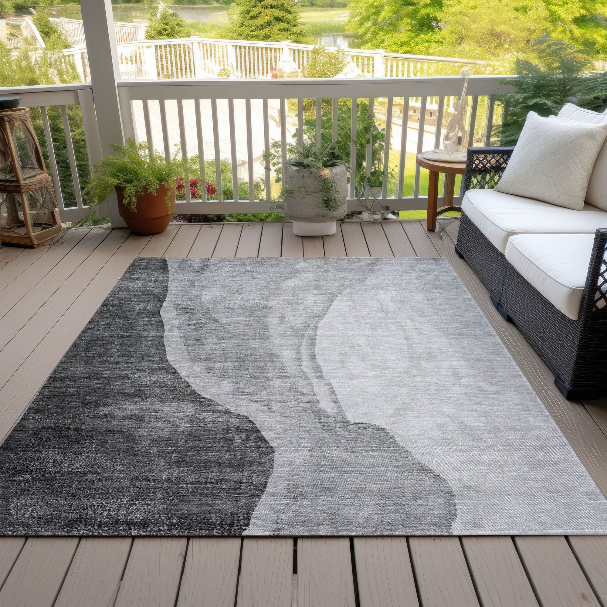 Machine Made ACN667 Gray  Rugs #color_gray 