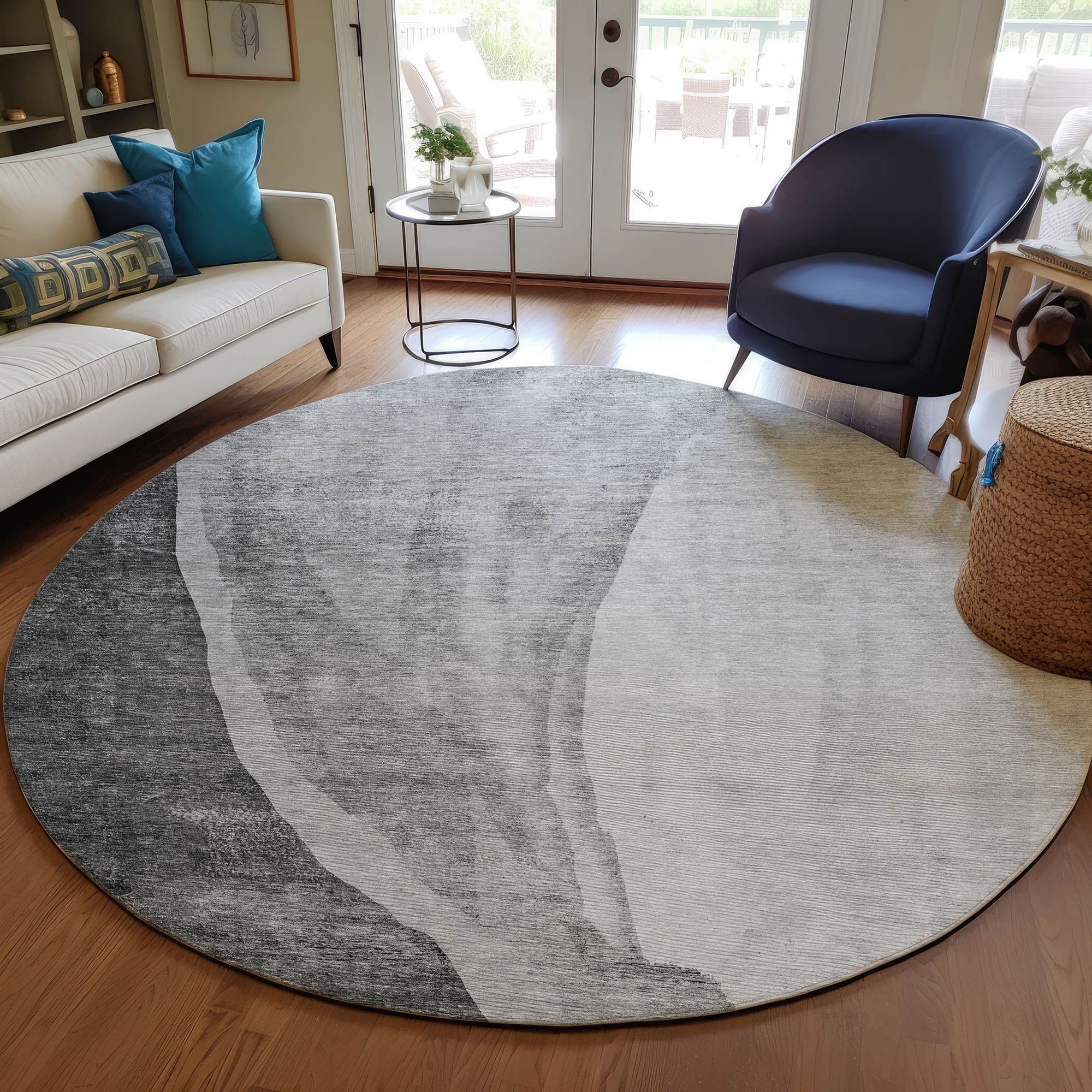 Machine Made ACN667 Gray  Rugs #color_gray 