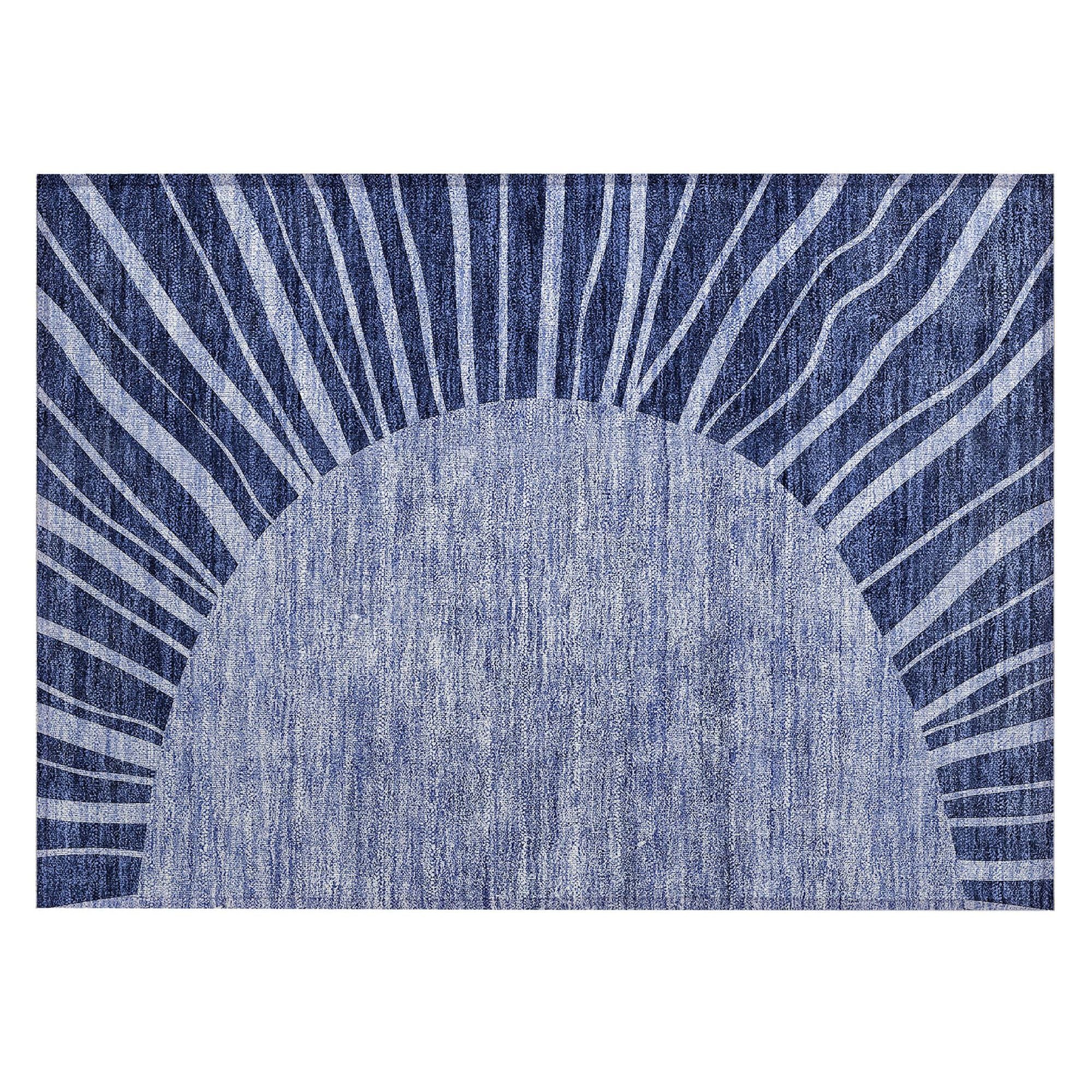 Machine Made ACN668 Navy Blue Rugs #color_navy blue