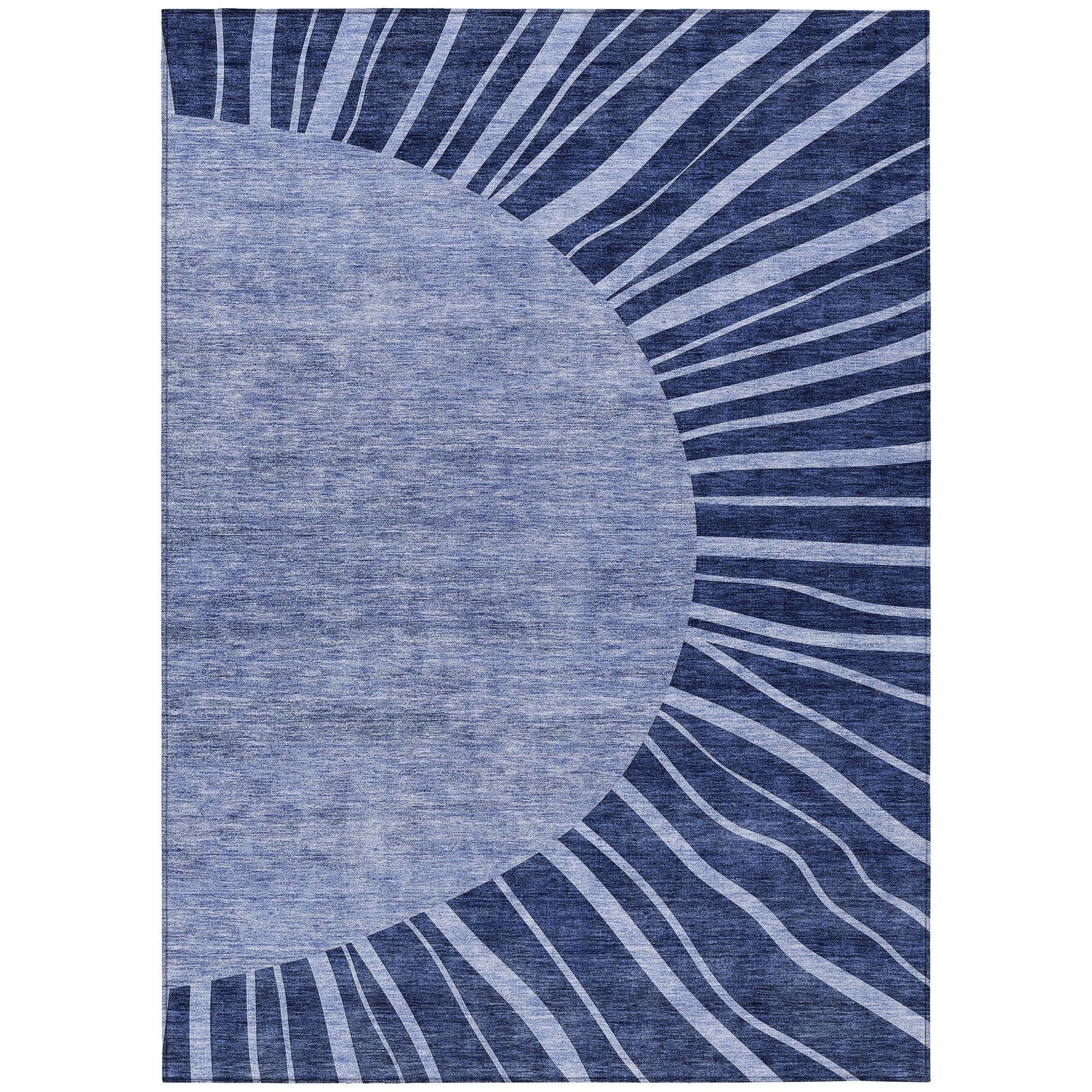 Machine Made ACN668 Navy Blue Rugs #color_navy blue