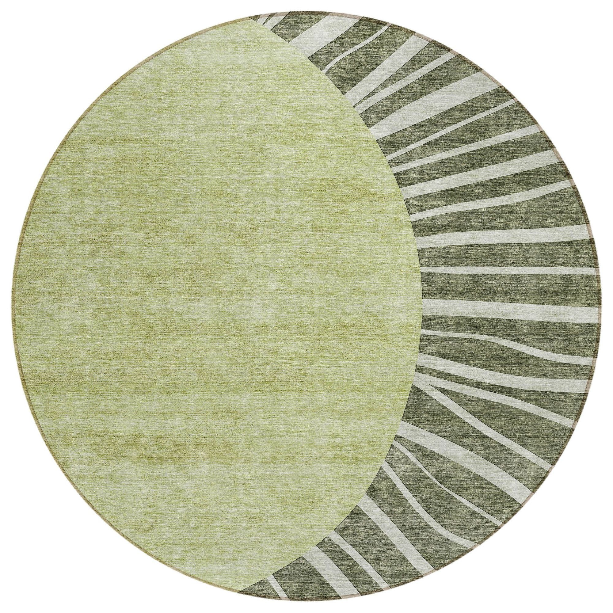 Machine Made ACN668 Olive Green Rugs #color_olive green