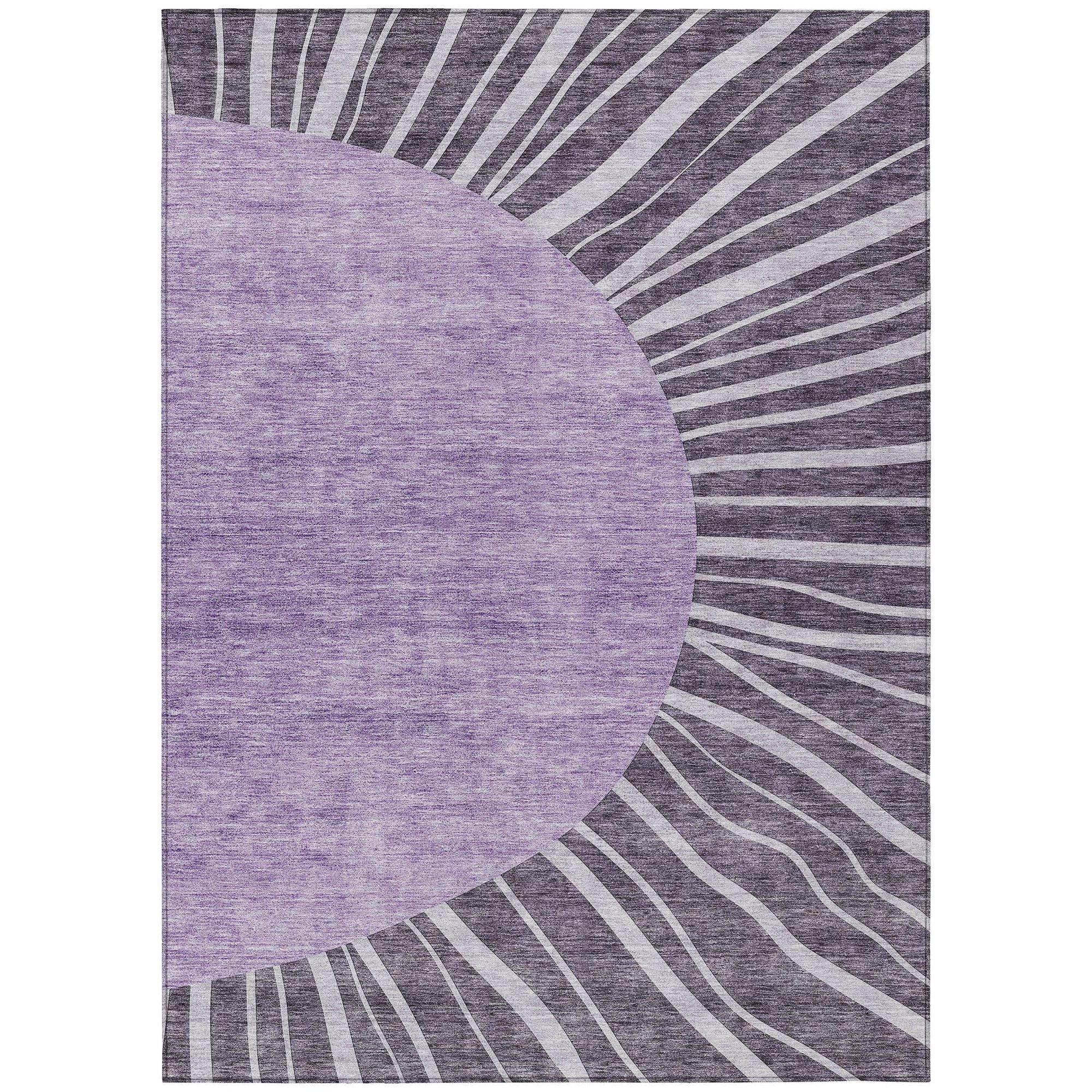 Machine Made ACN668 Purple  Rugs #color_purple 