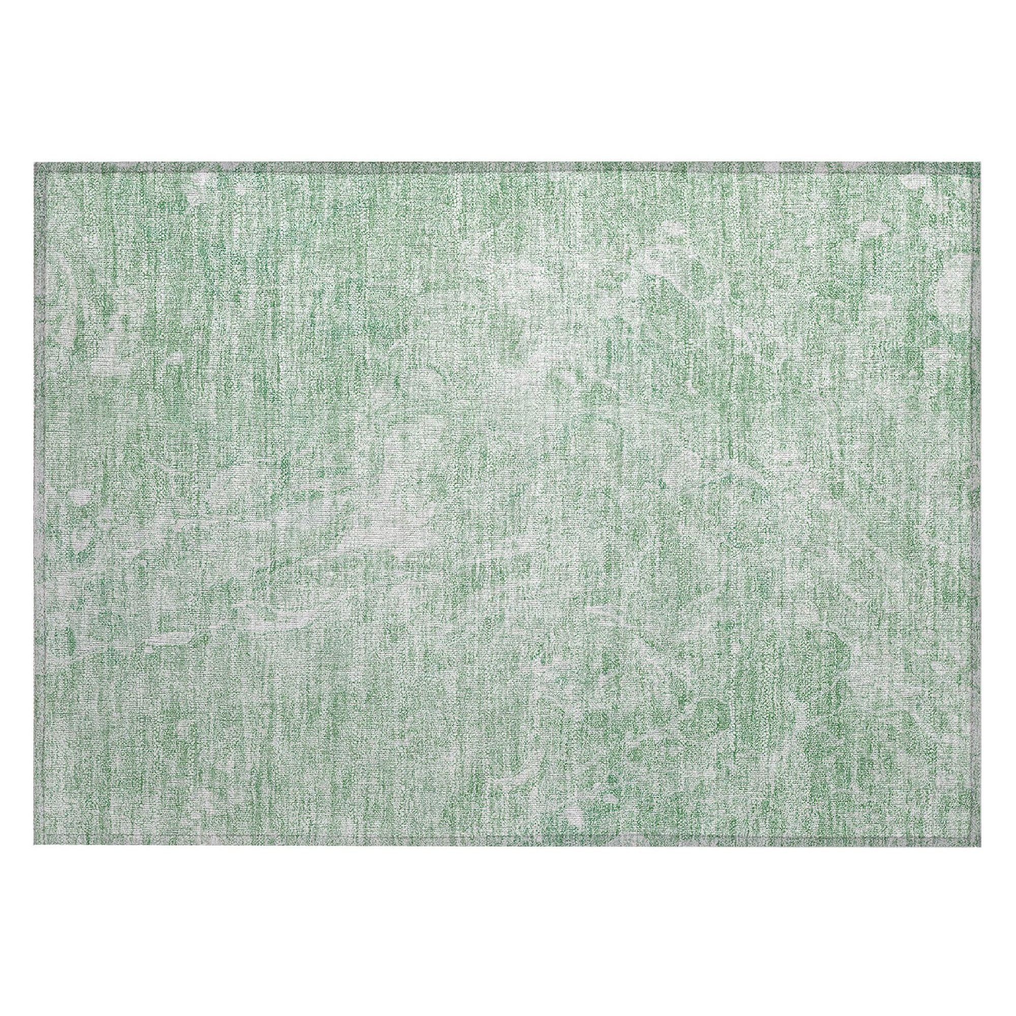 Machine Made ACN670 Mint Green Rugs #color_mint green