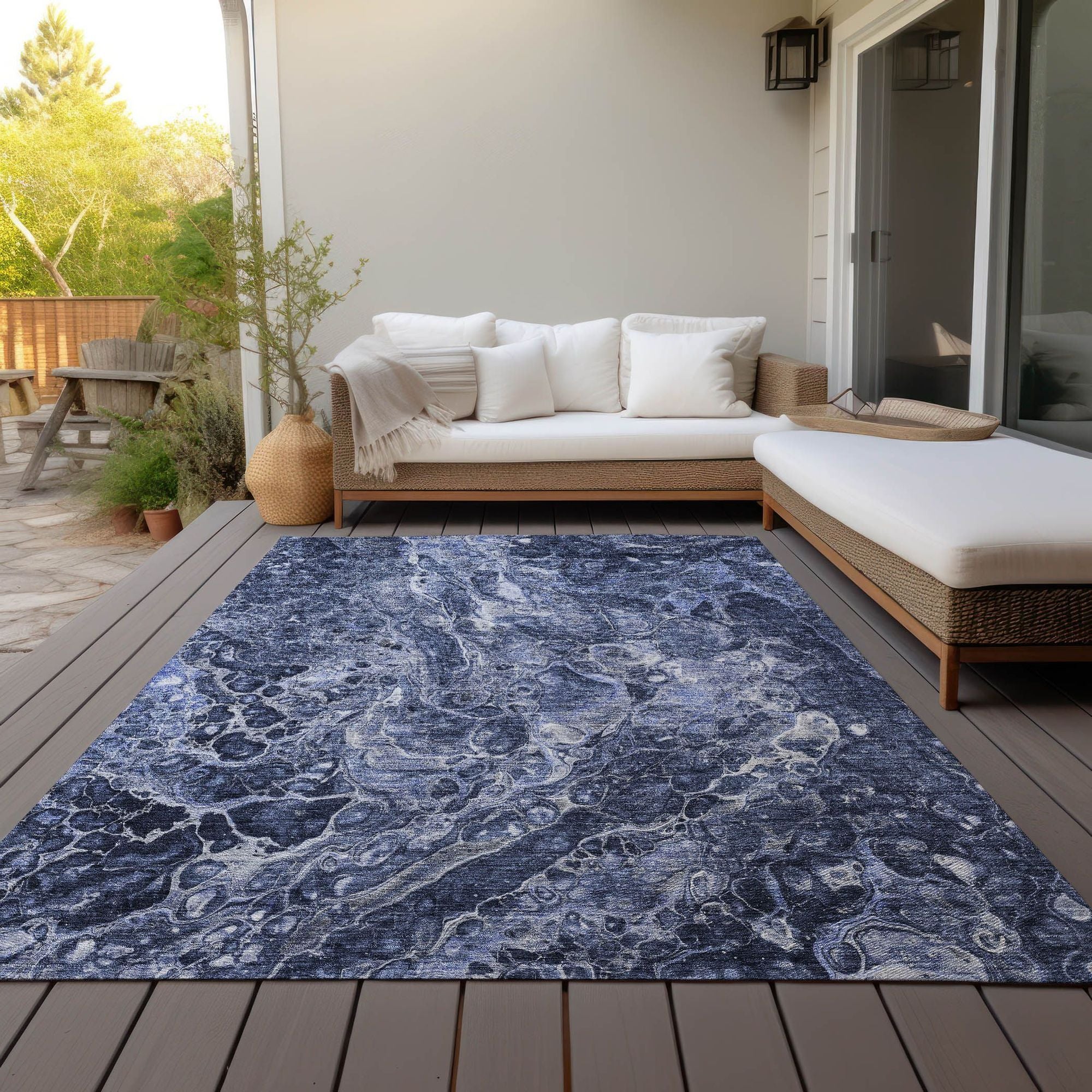 Machine Made ACN670 Navy Blue Rugs #color_navy blue