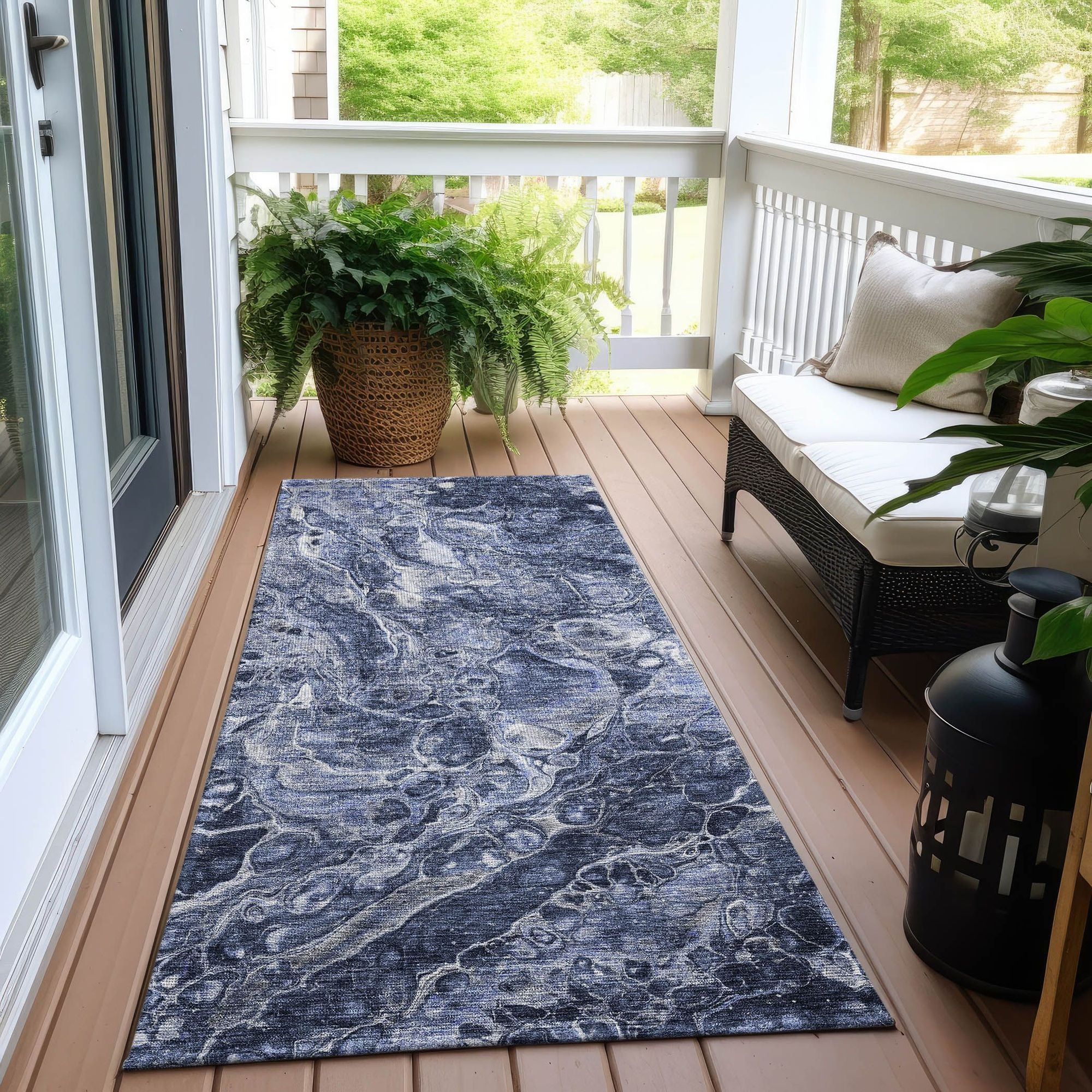 Machine Made ACN670 Navy Blue Rugs #color_navy blue