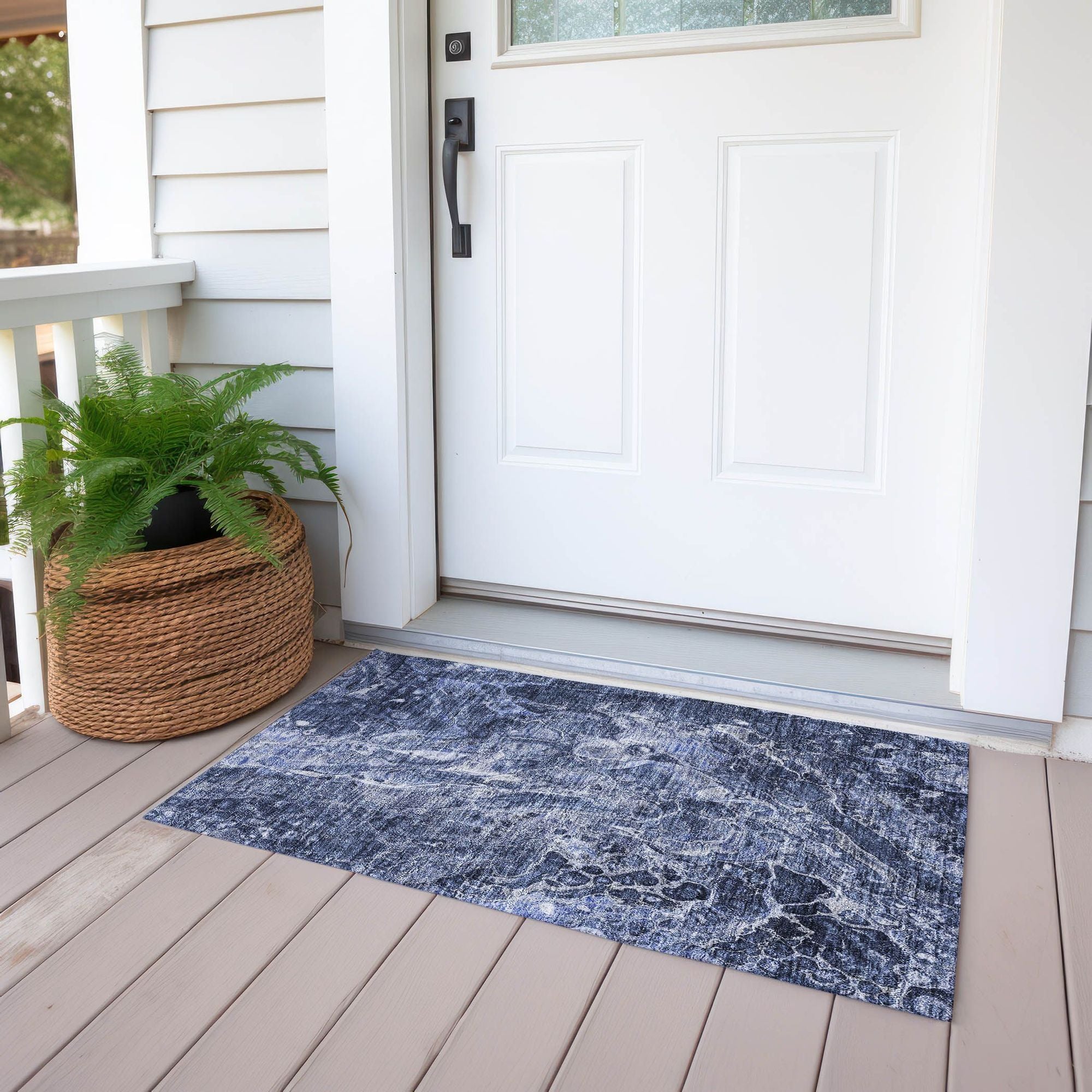 Machine Made ACN670 Navy Blue Rugs #color_navy blue