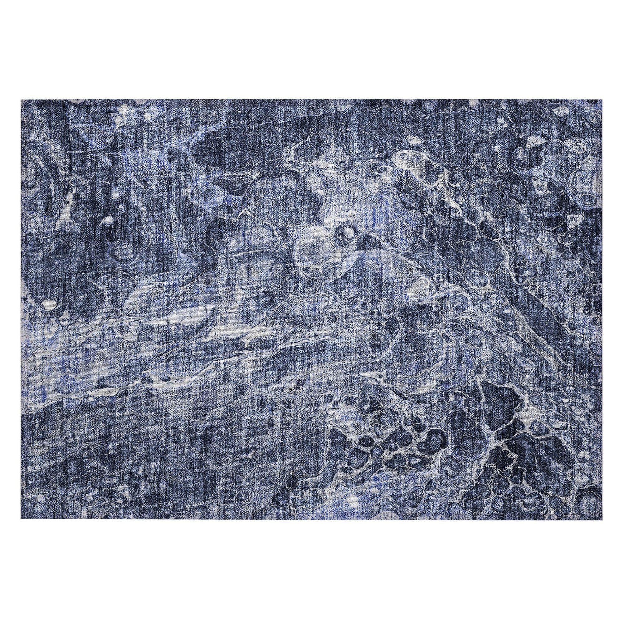 Machine Made ACN670 Navy Blue Rugs #color_navy blue