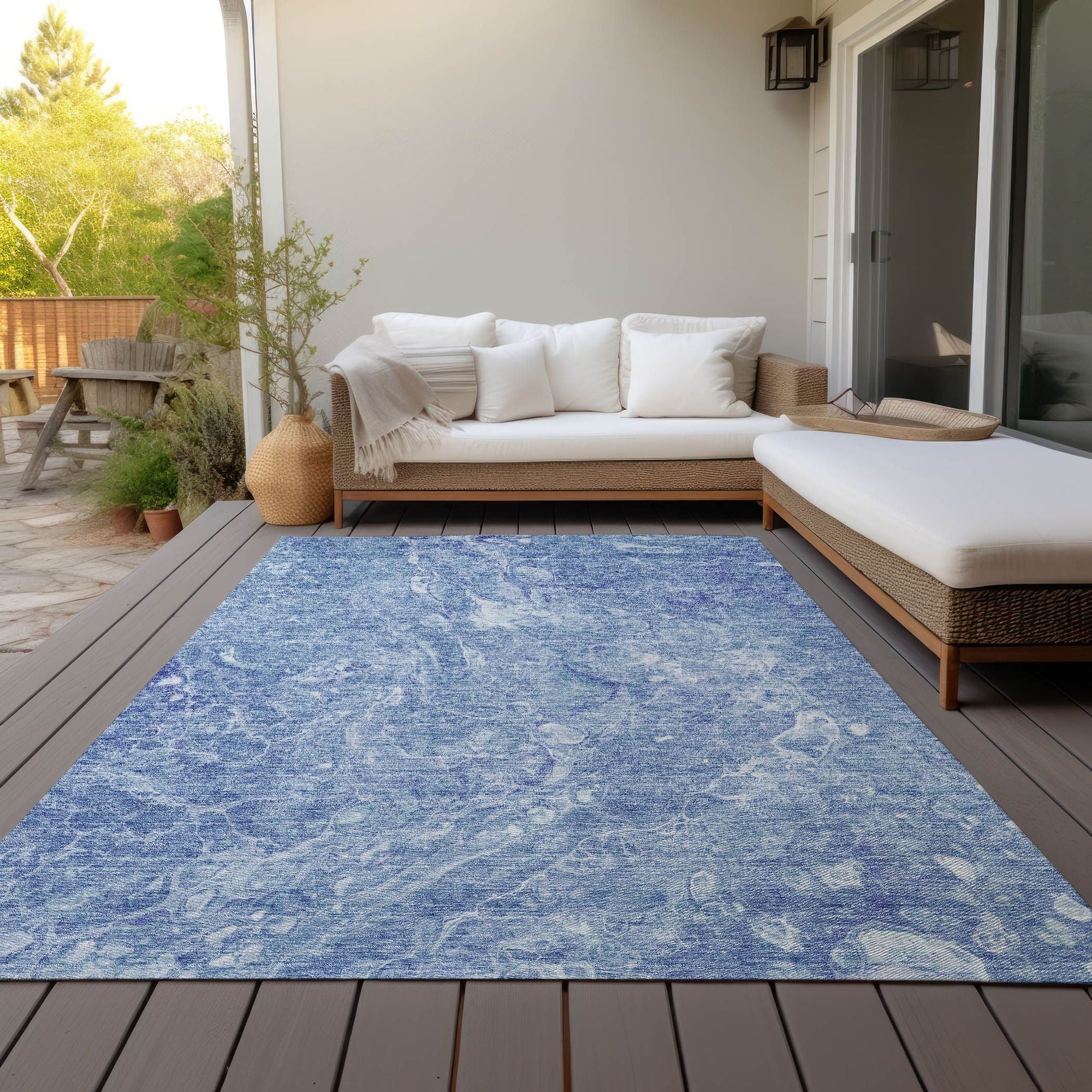 Machine Made ACN670 Sky Blue Rugs #color_sky blue