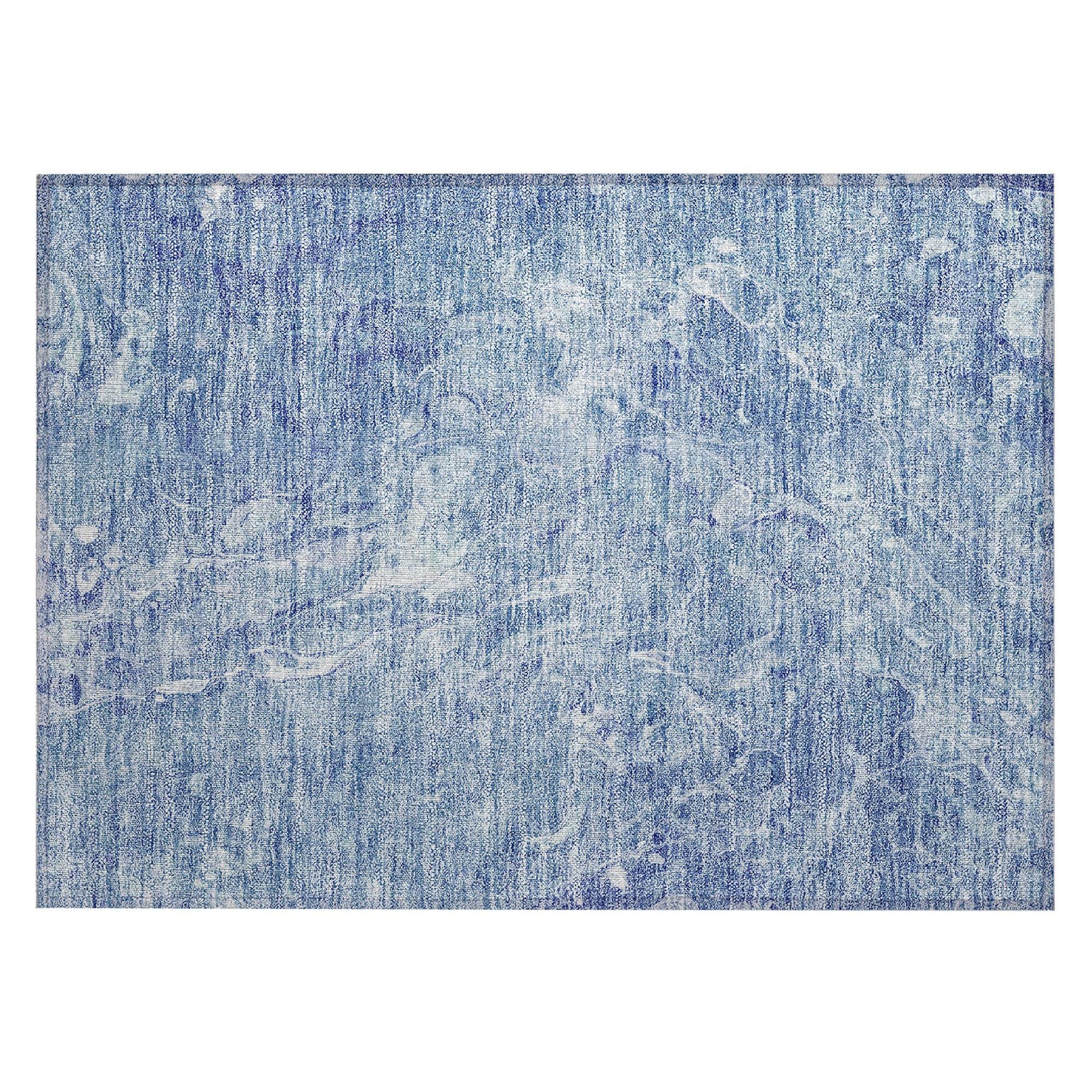 Machine Made ACN670 Sky Blue Rugs #color_sky blue