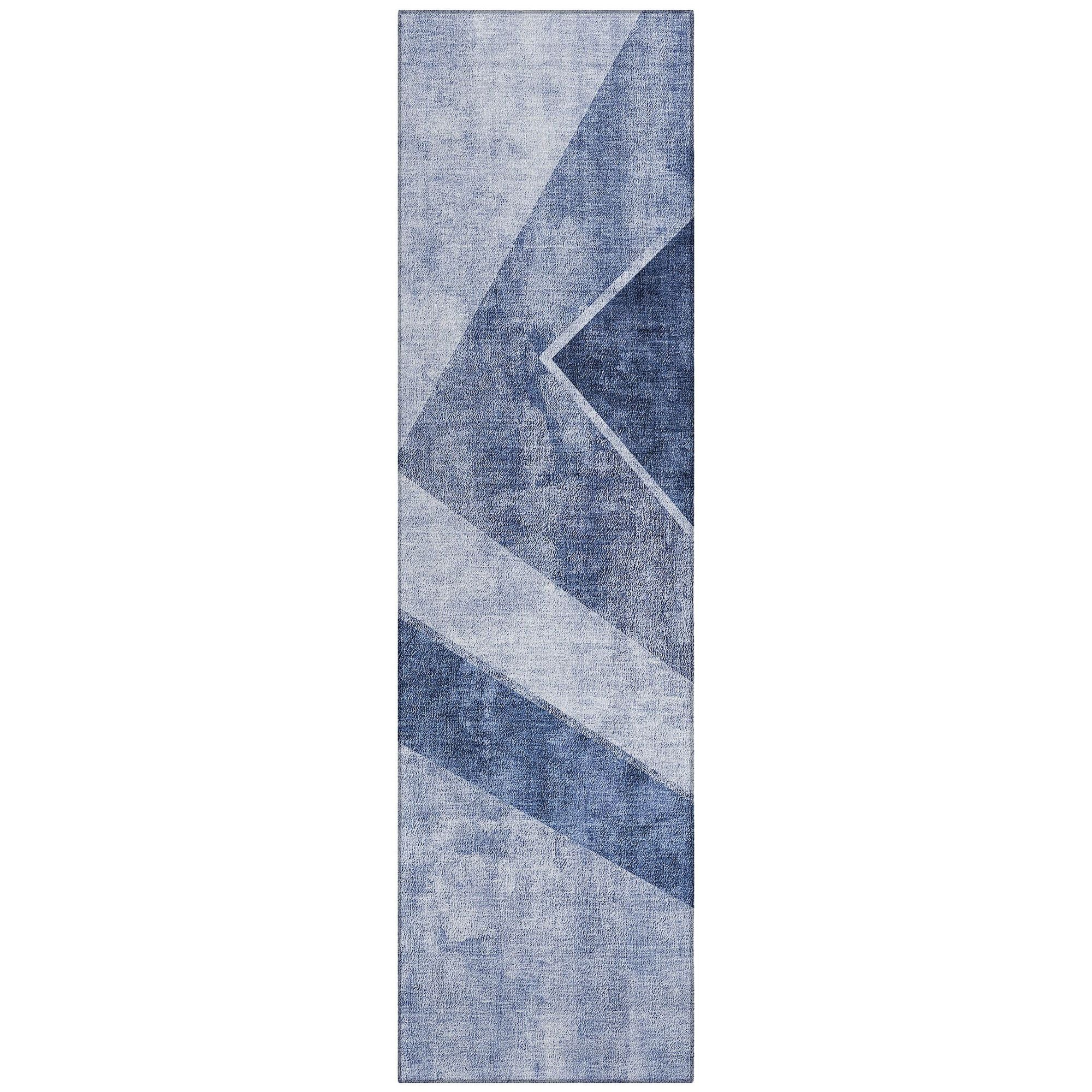 Machine Made ACN671 Blue  Rugs #color_blue 