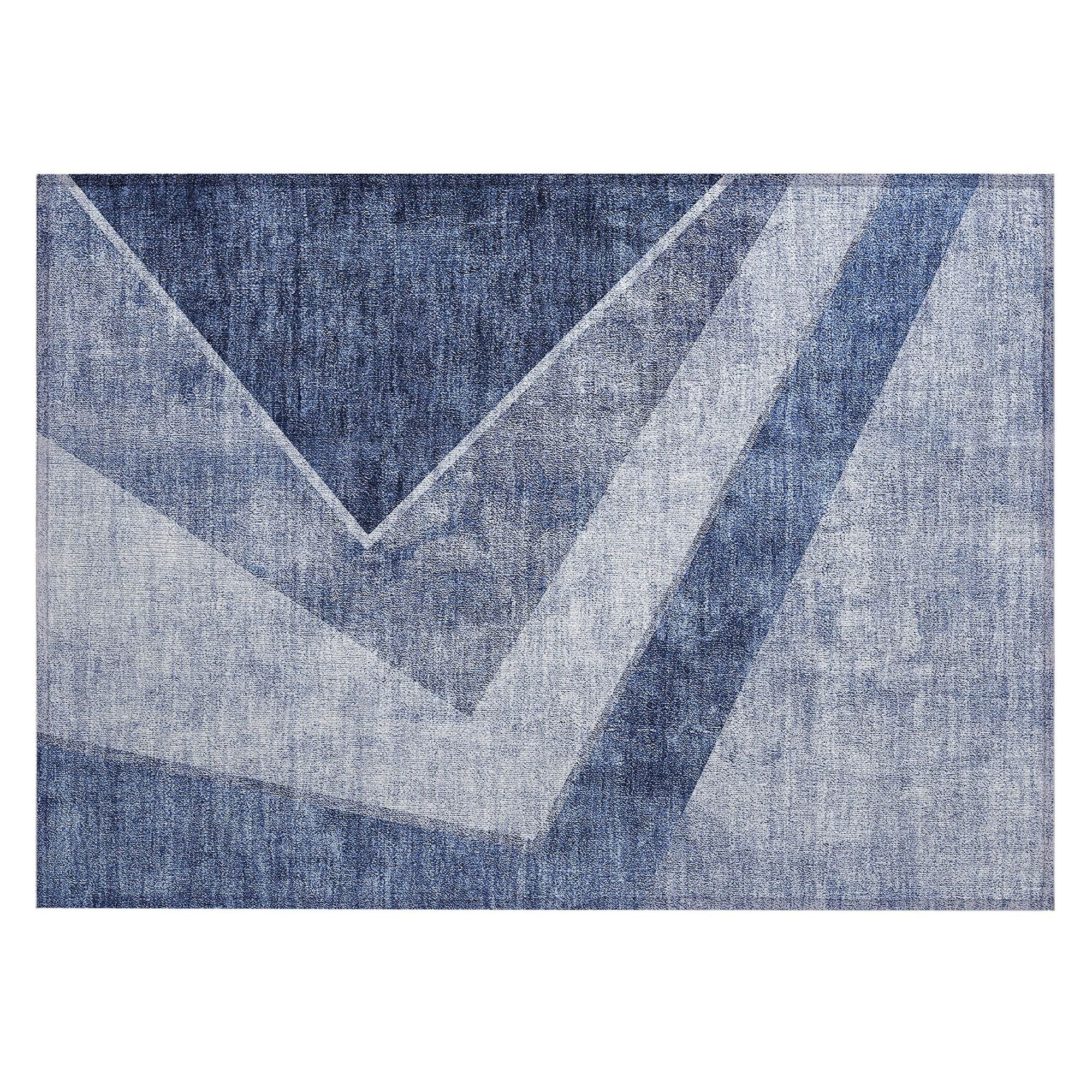 Machine Made ACN671 Blue  Rugs #color_blue 